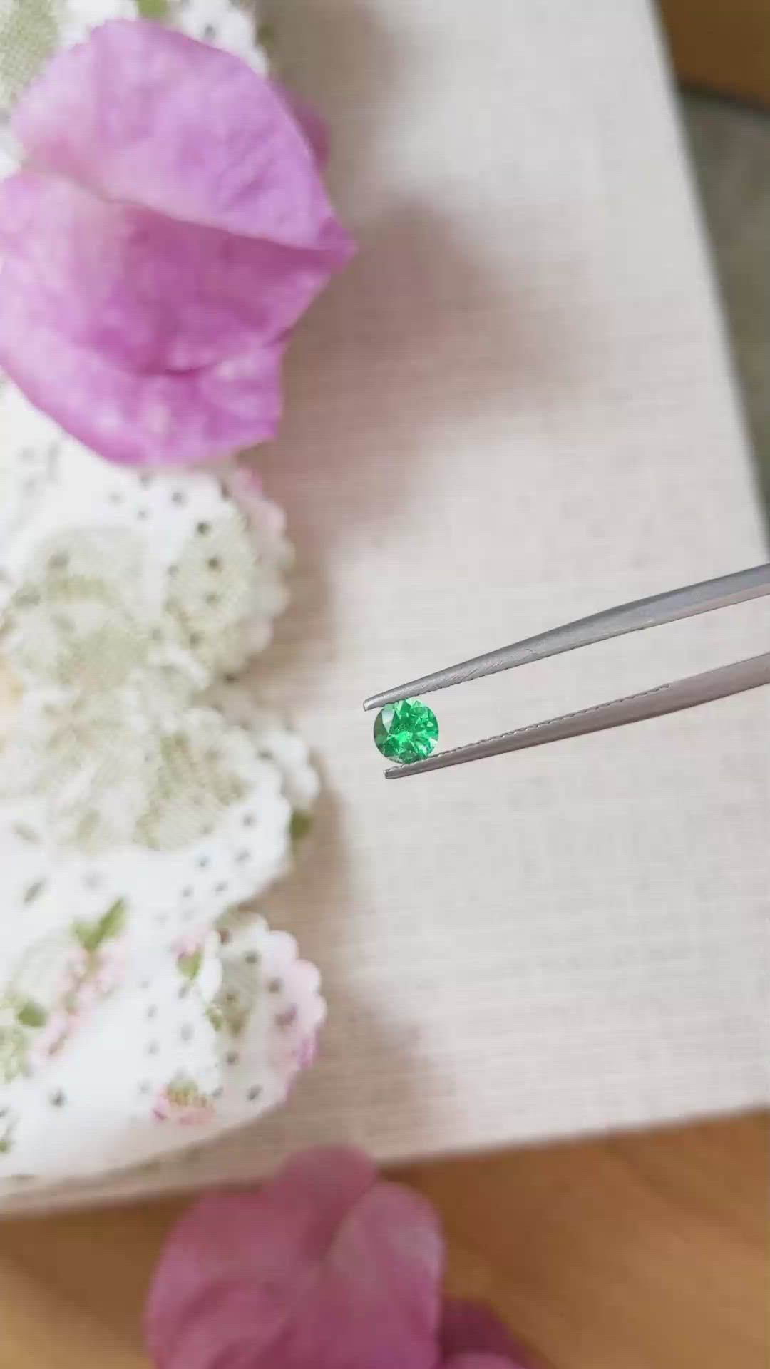 0.34 Ct. Emerald from Russia Size Video