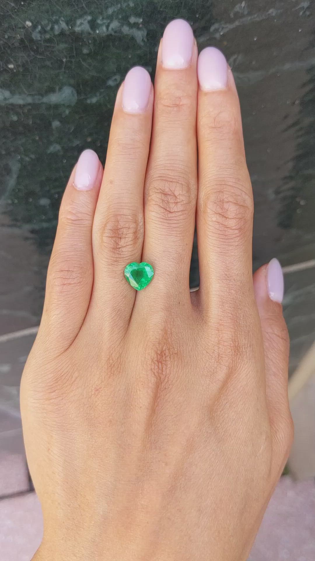 2.00 Ct. Emerald from Zambia Size Video