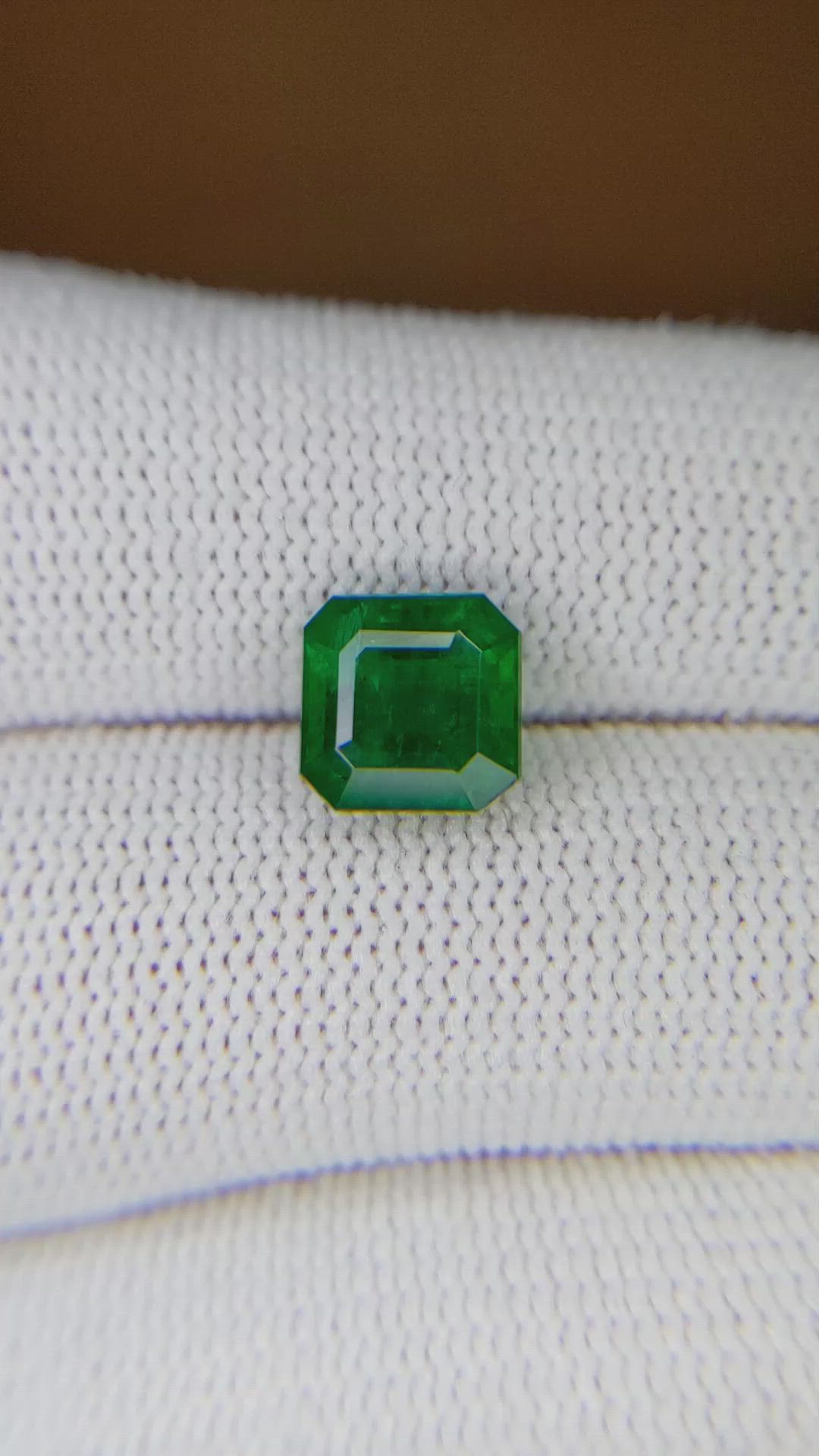 2.17 Ct. Emerald from Zambia Size Video