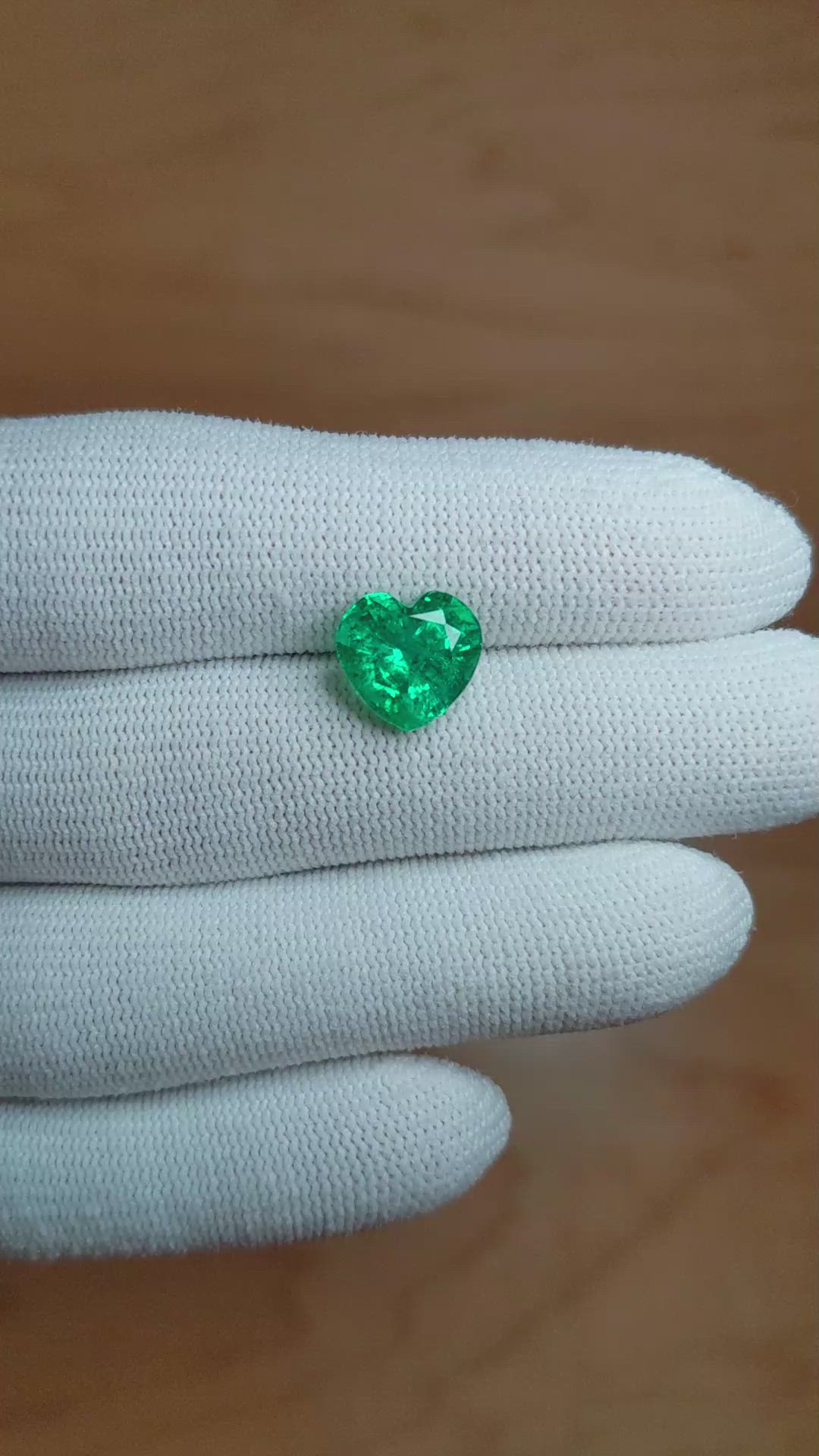 3.50 Ct. Emerald from Zambia Size Video