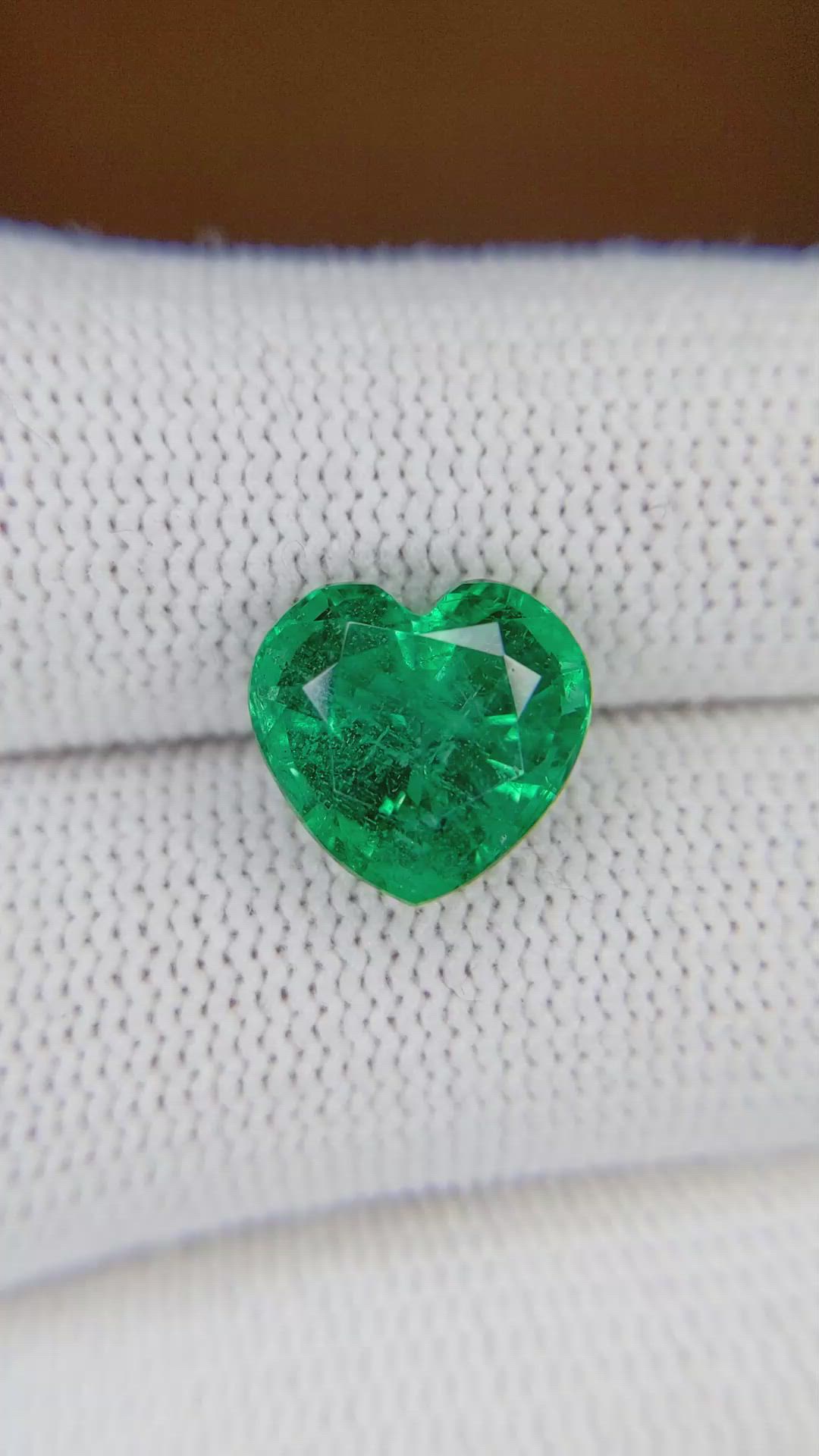 3.50 Ct. Emerald from Zambia Size Video