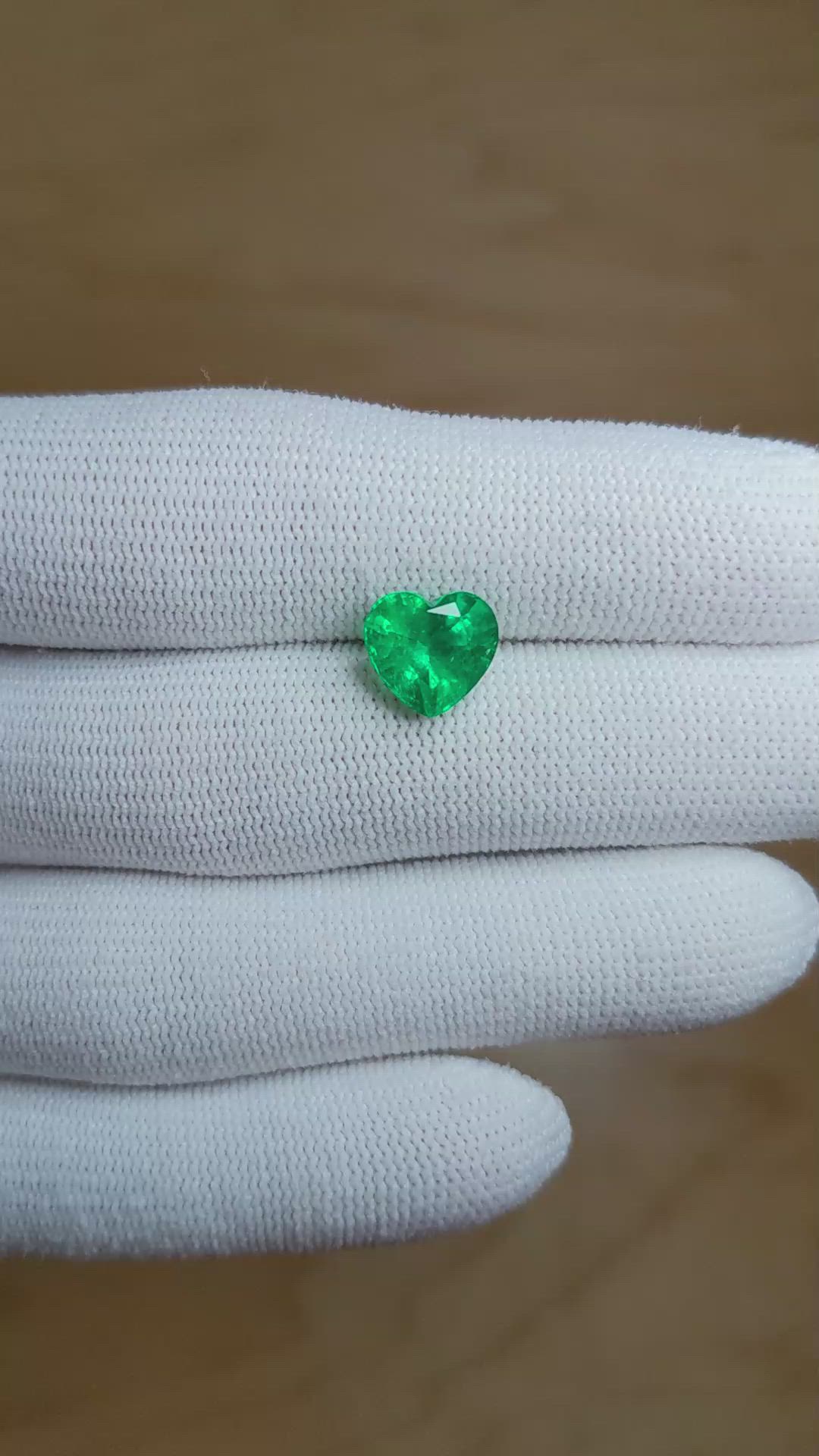 2.48 Ct. Emerald from Zambia Size Video