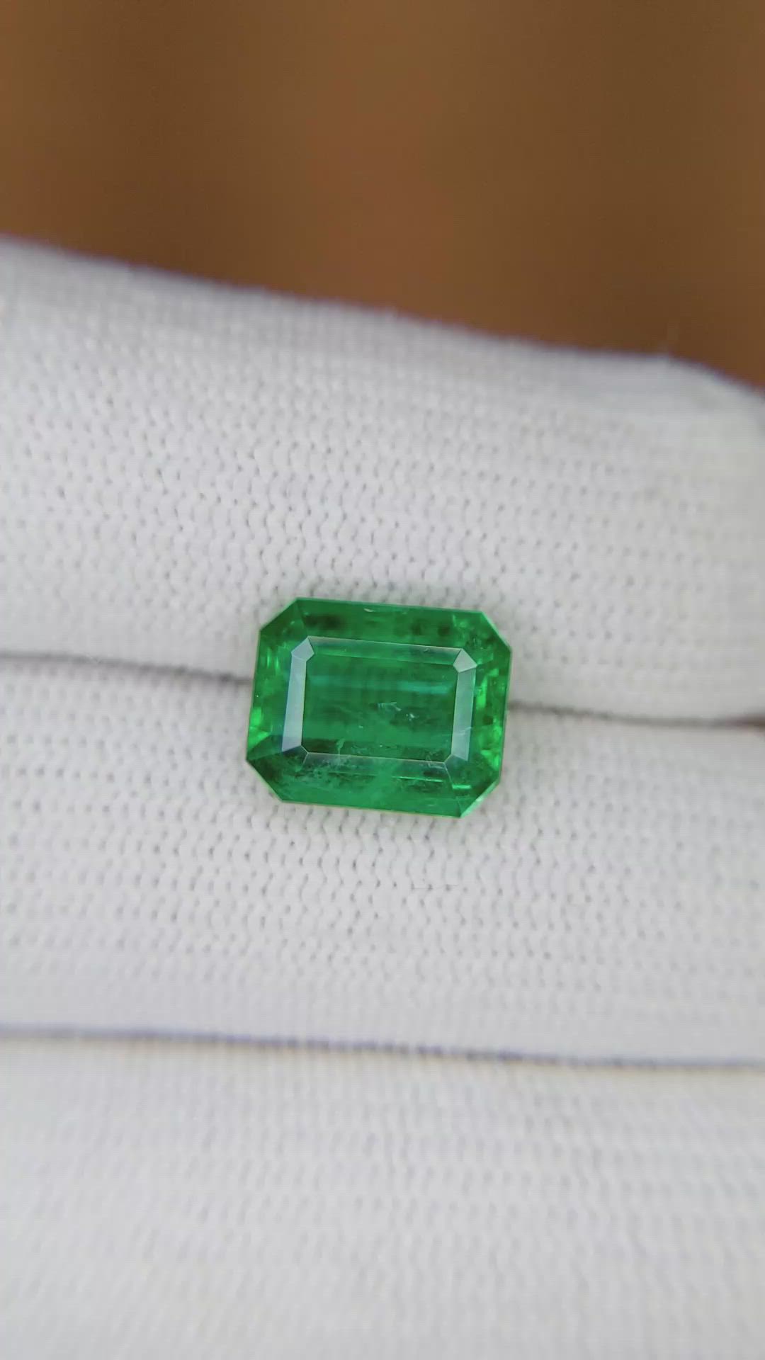 3.58 Ct. Emerald from Zambia Size Video