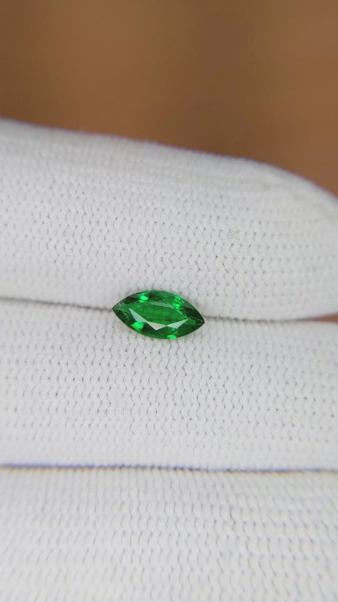 0.48 Ct. Emerald from Madagascar Size Video