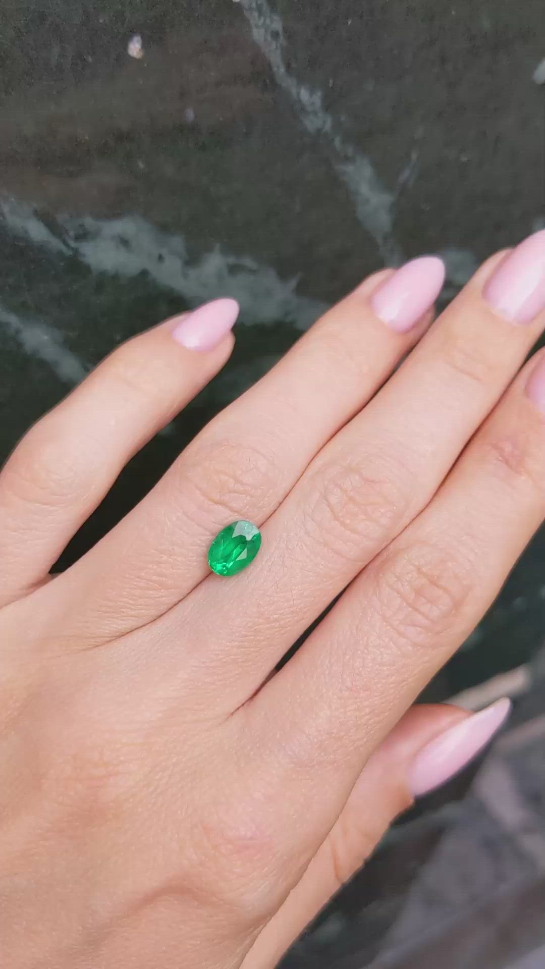 1.15 Ct. Emerald from Colombia Size Video