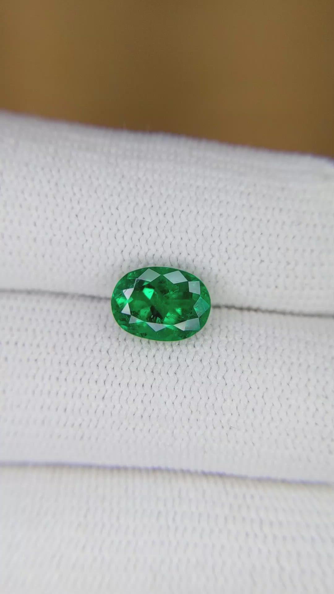 1.69 Ct. Emerald from Colombia Size Video