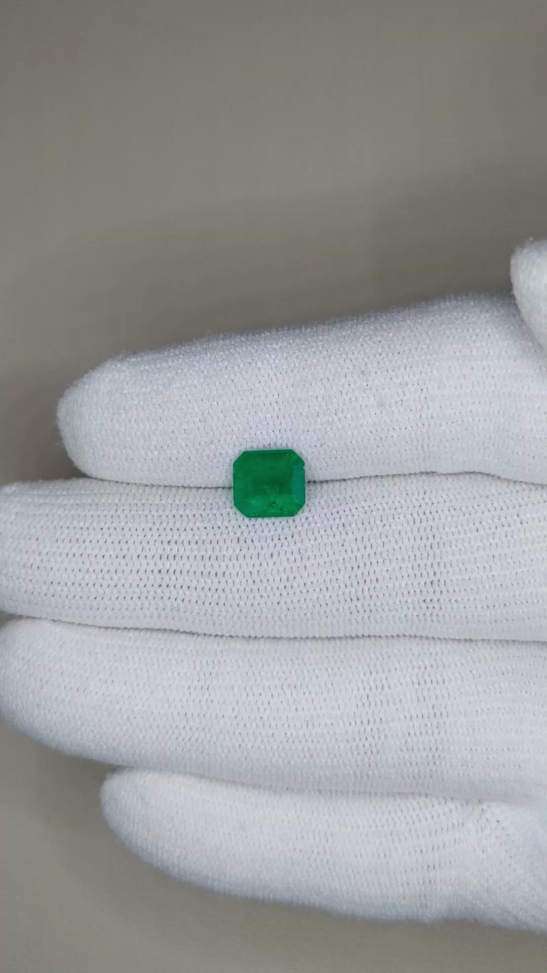 1.47 Ct. Emerald from Colombia Size Video