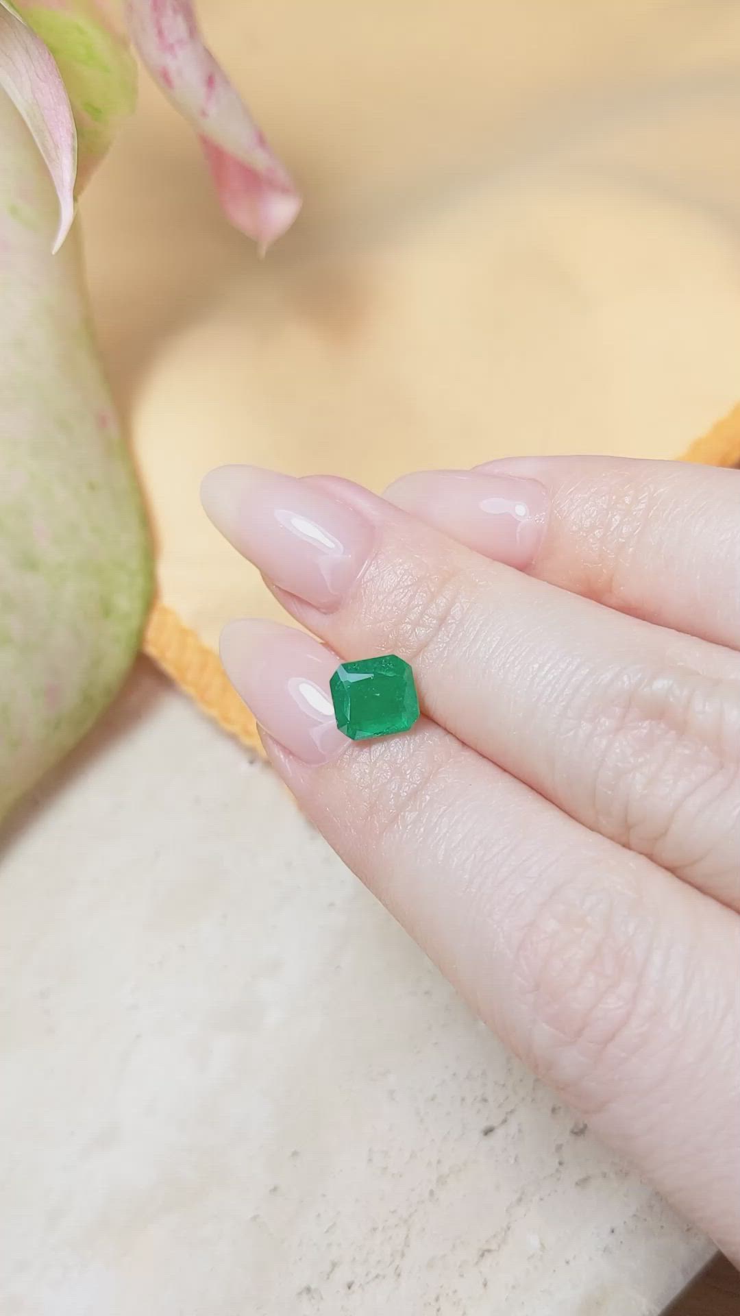1.47 Ct. Emerald from Colombia Size Video