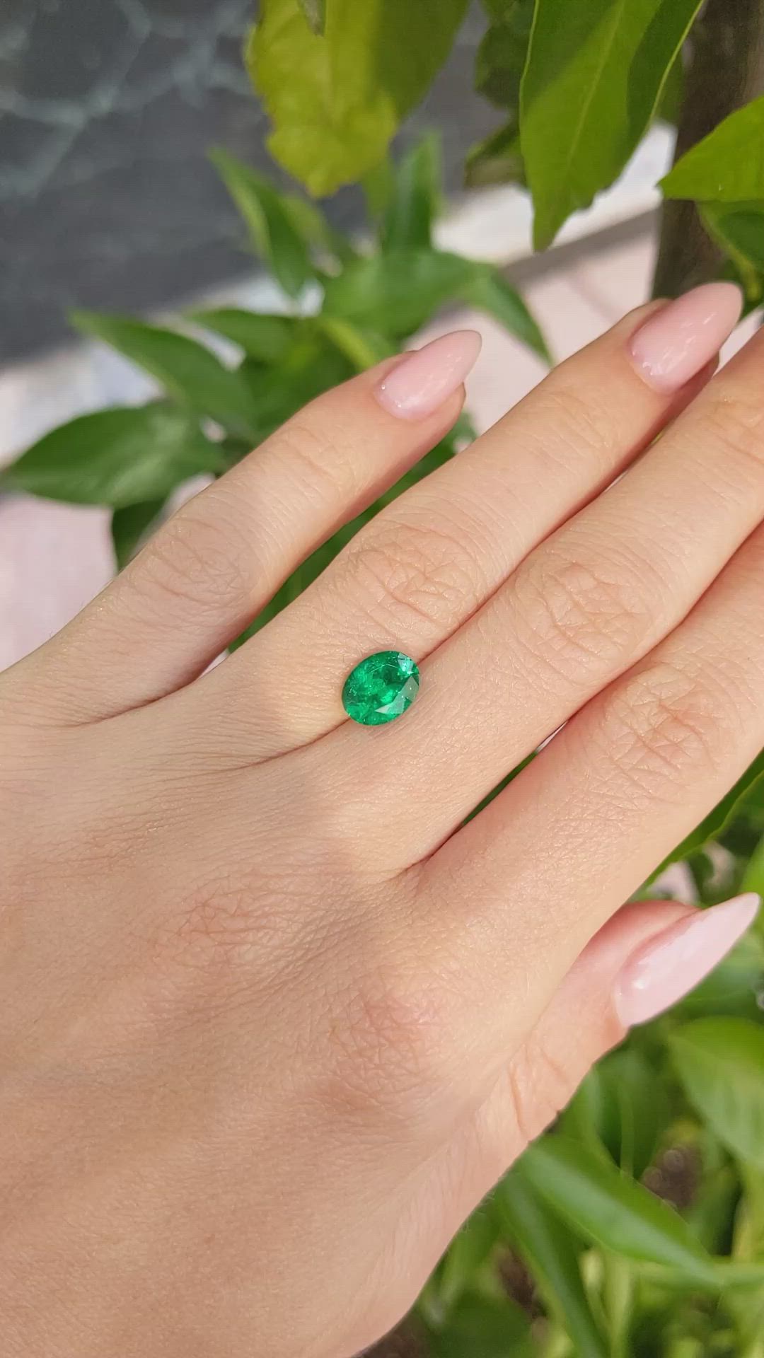 1.29 Ct. Emerald from Colombia Size Video