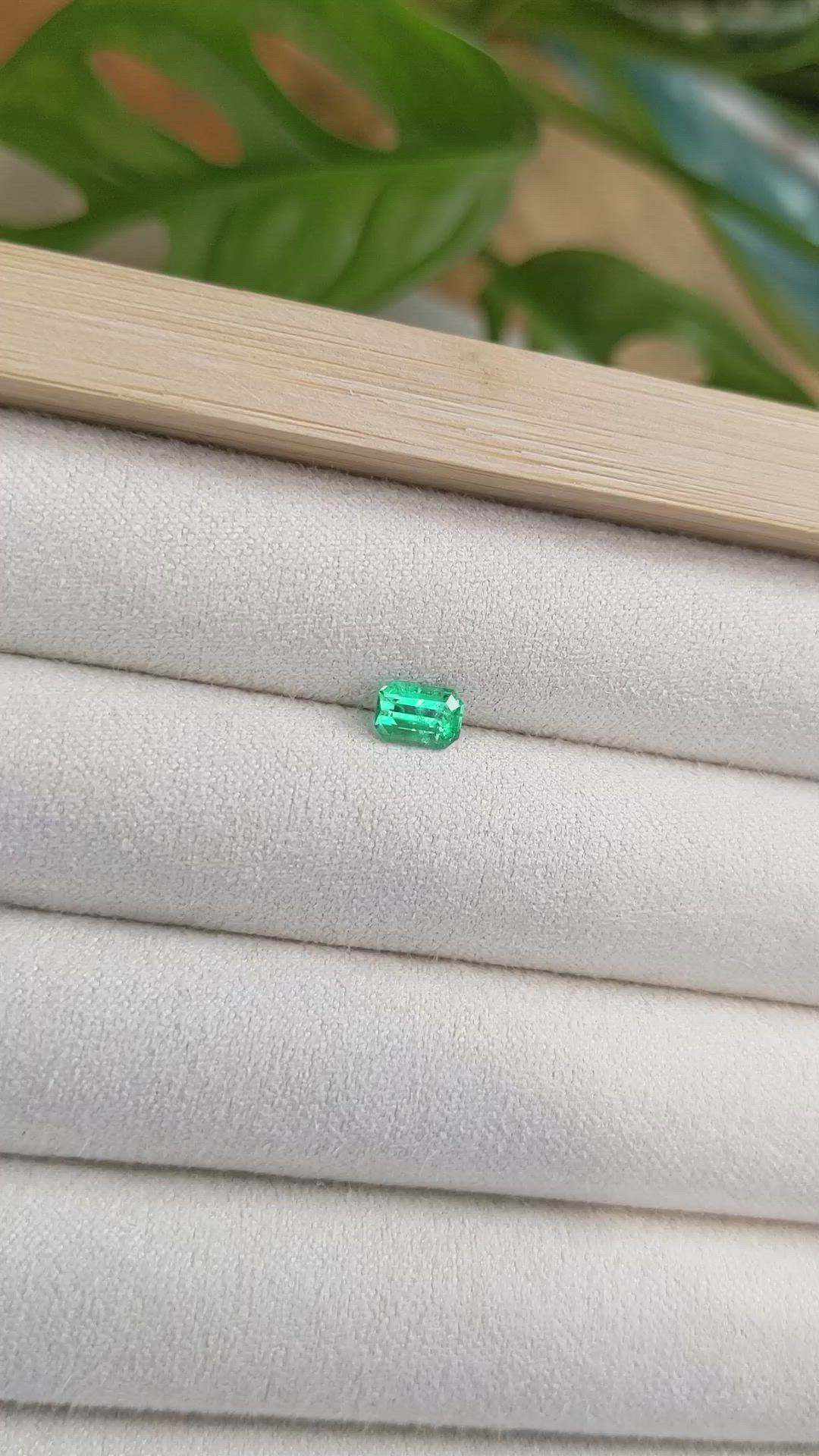 0.55 Ct. Emerald from Russia Size Video