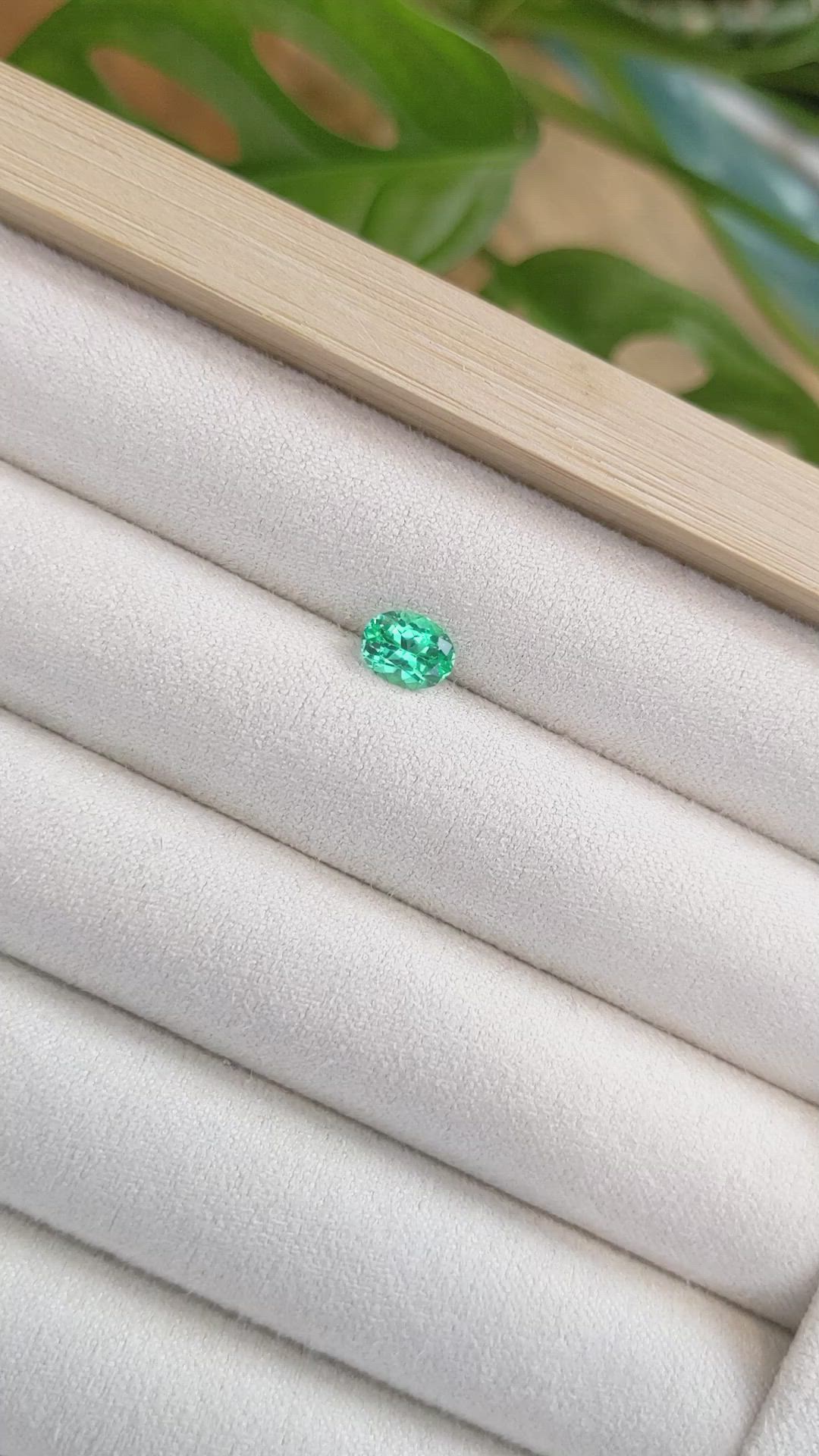 0.74 Ct. Emerald from Russia Size Video