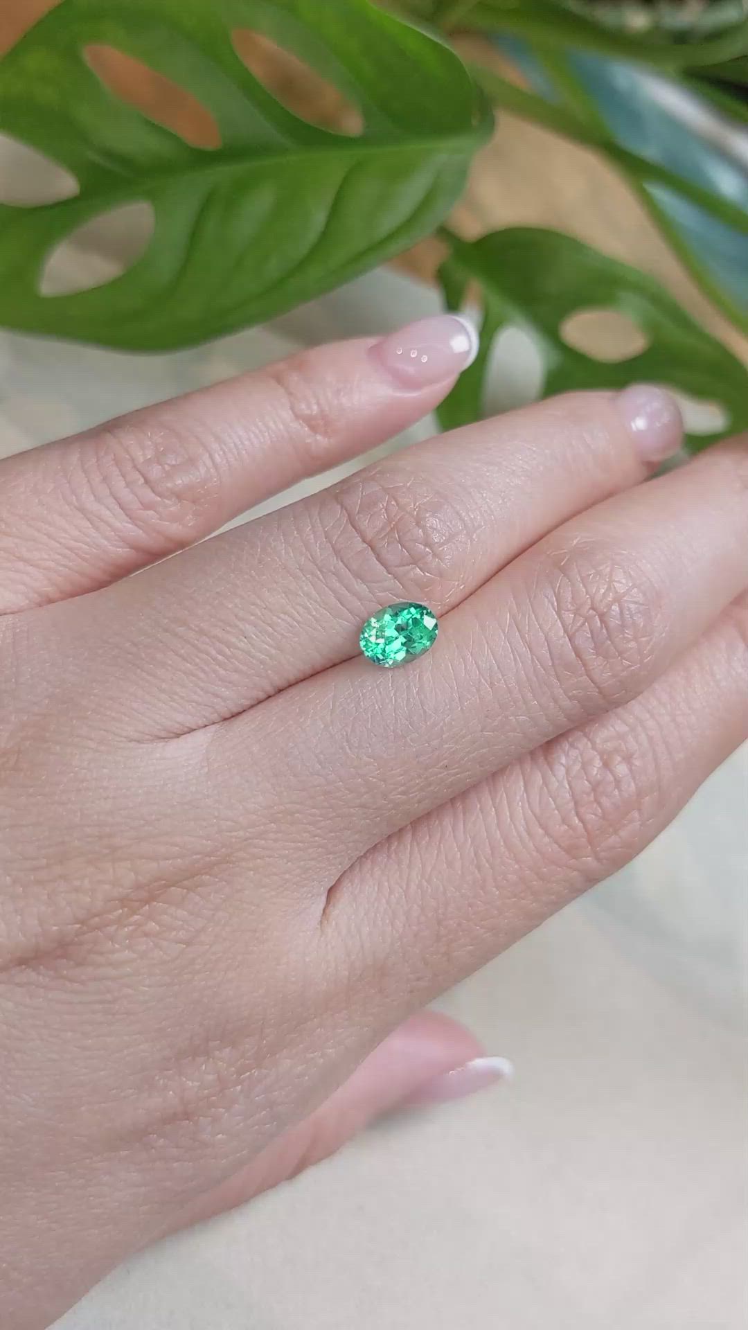 0.74 Ct. Emerald from Russia Size Video