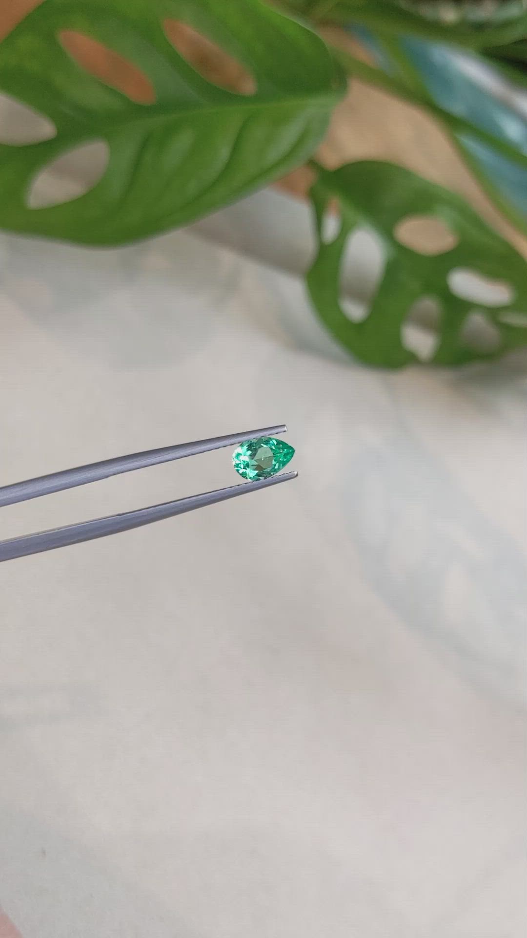 0.59 Ct. Emerald from Russia Size Video