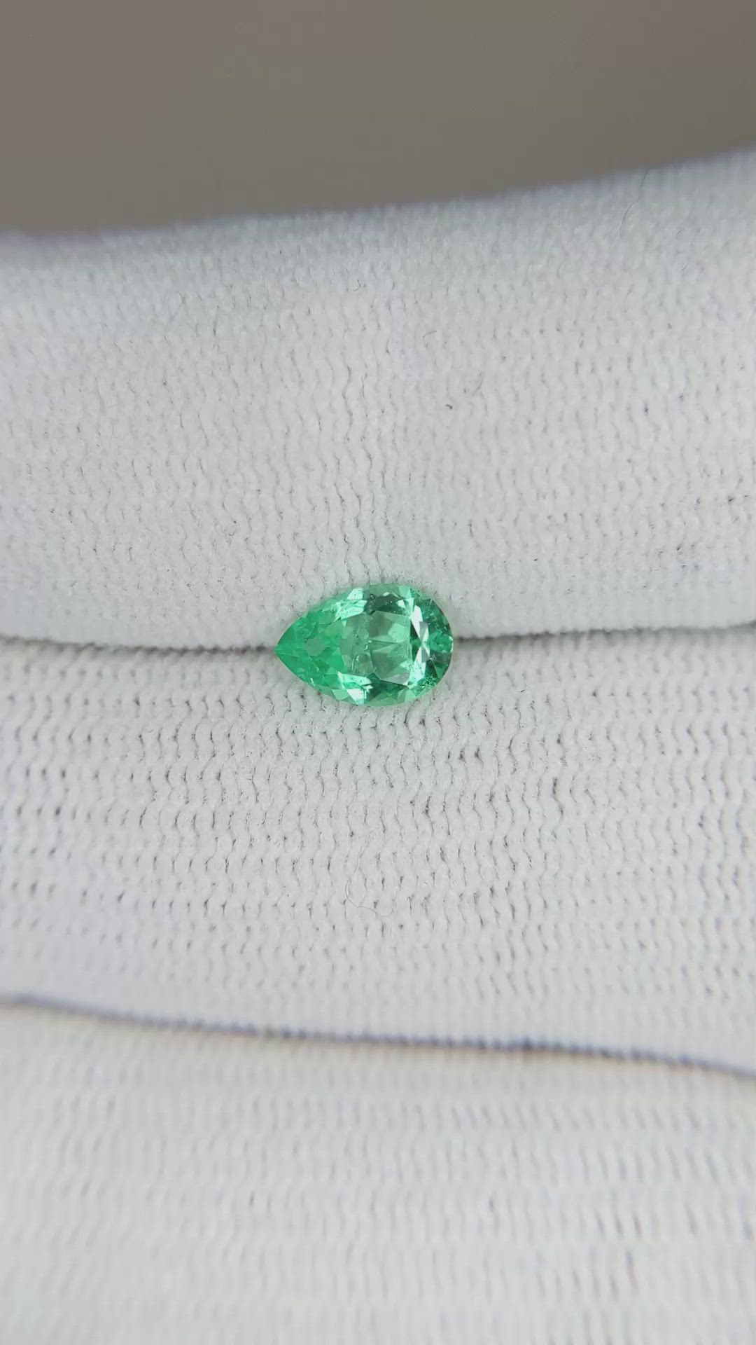 0.59 Ct. Emerald from Russia Size Video