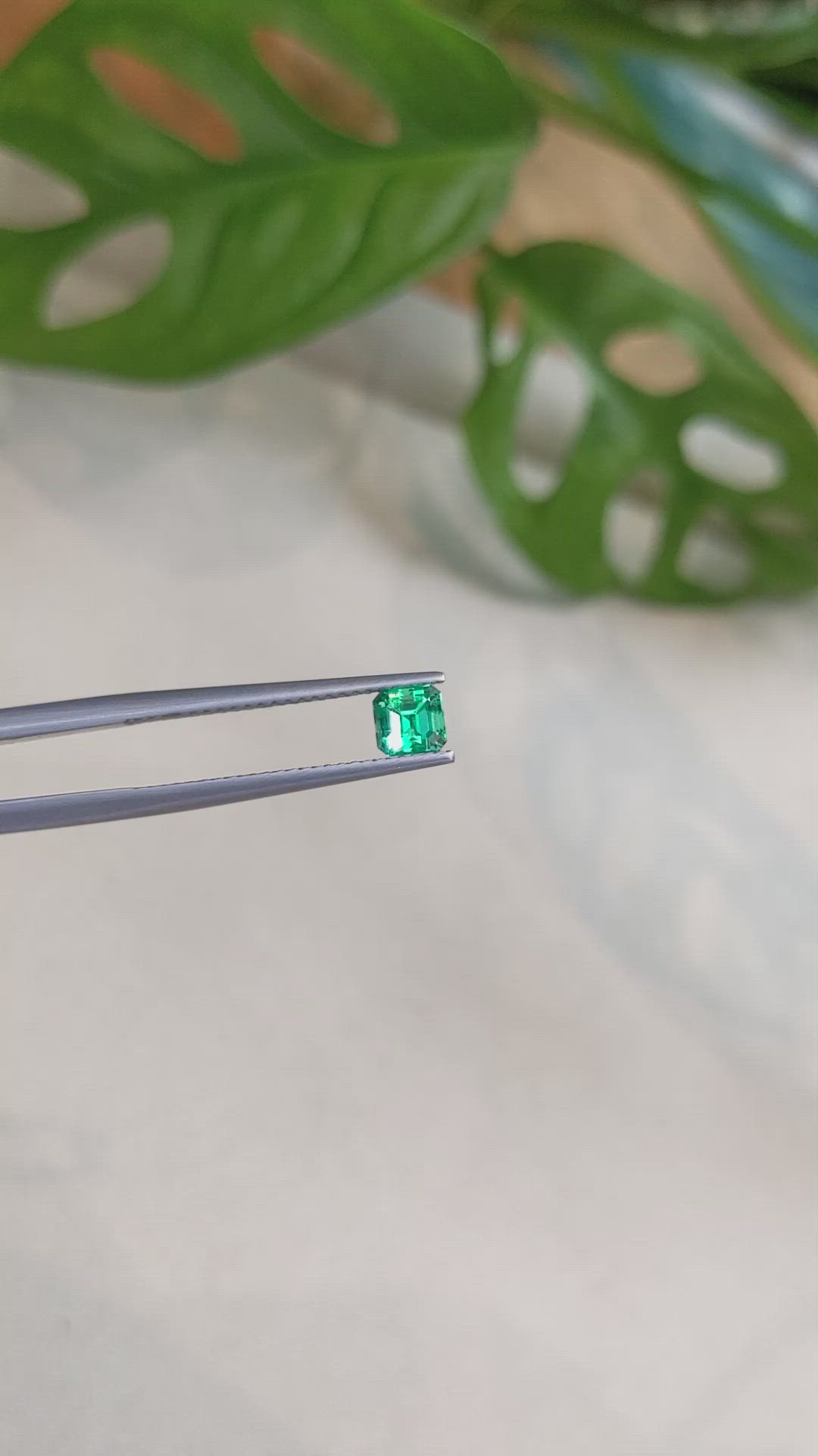0.52 Ct. Emerald from Russia Size Video