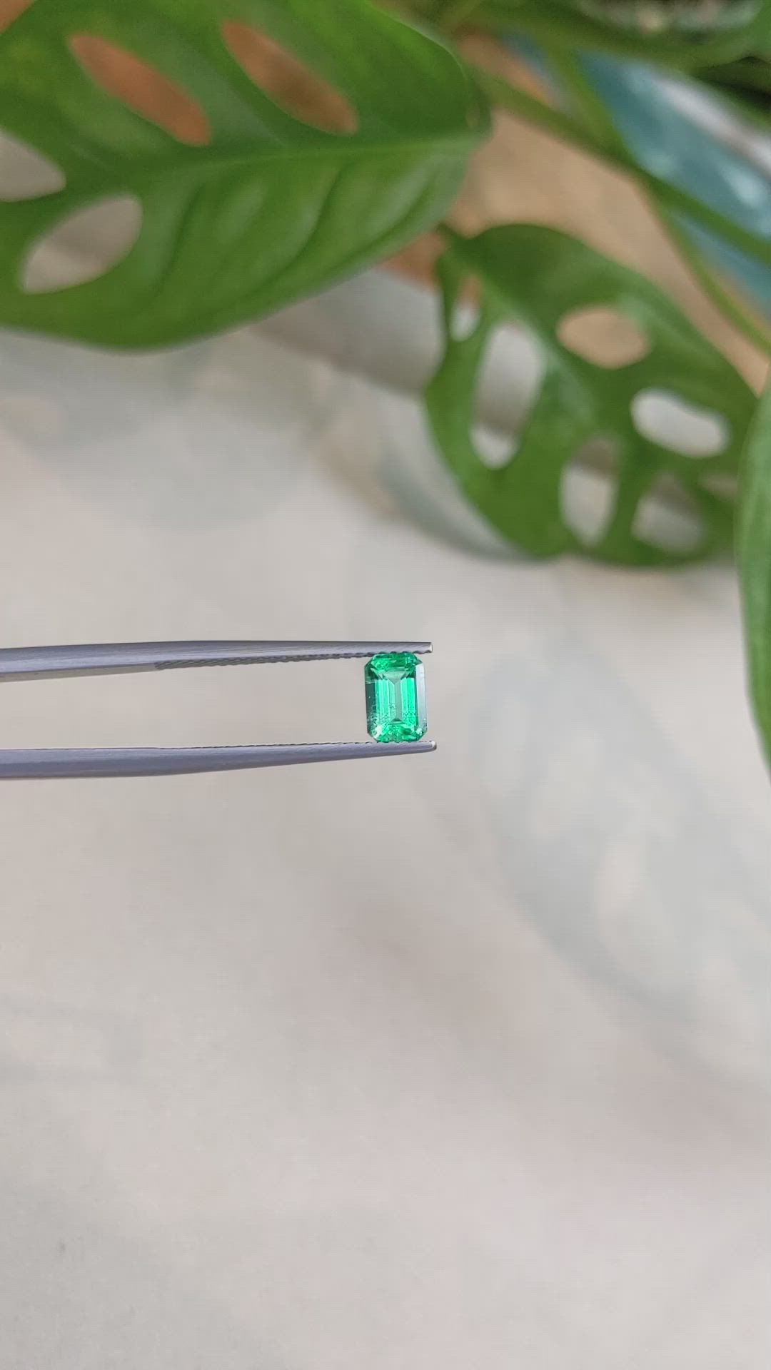 0.74 Ct. Emerald from Russia Size Video