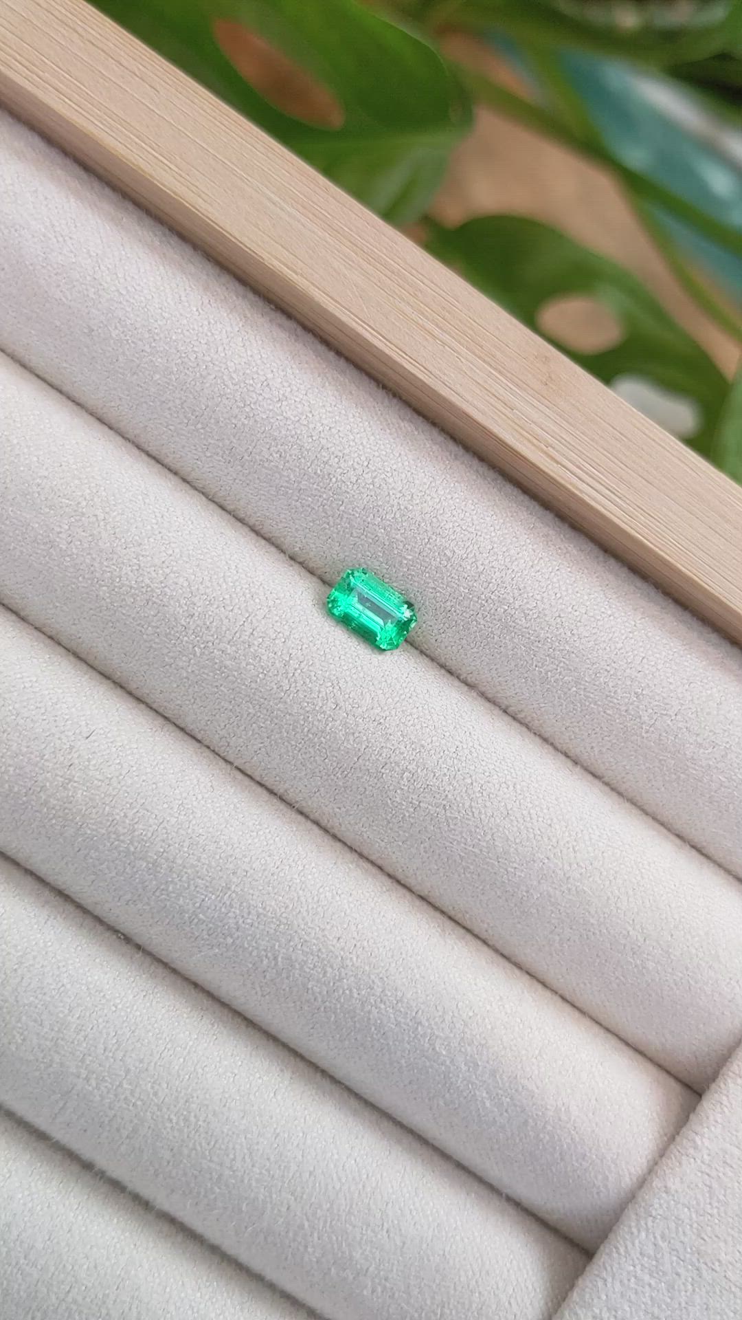 0.74 Ct. Emerald from Russia Size Video