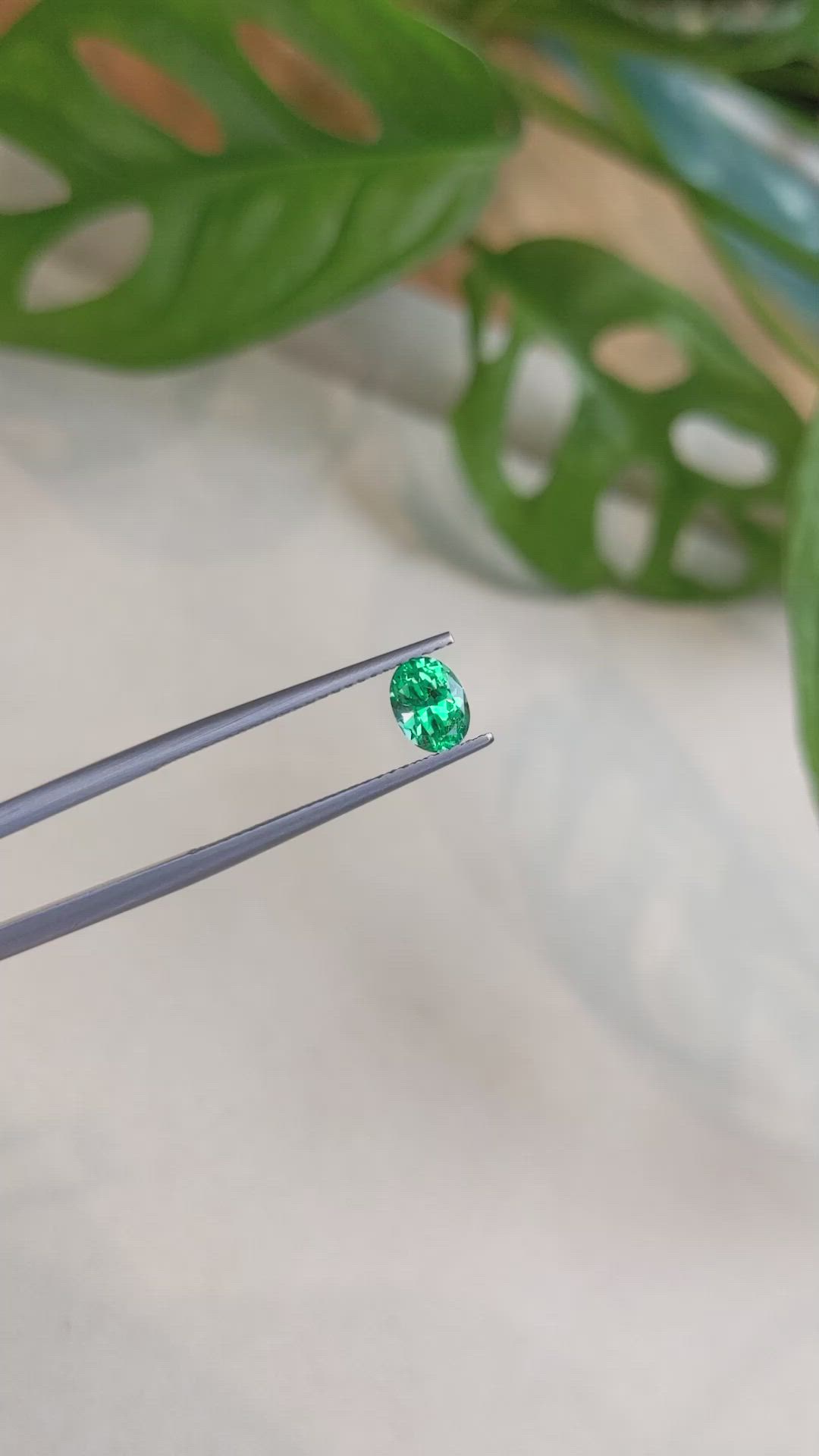0.62 Ct. Emerald from Russia Size Video