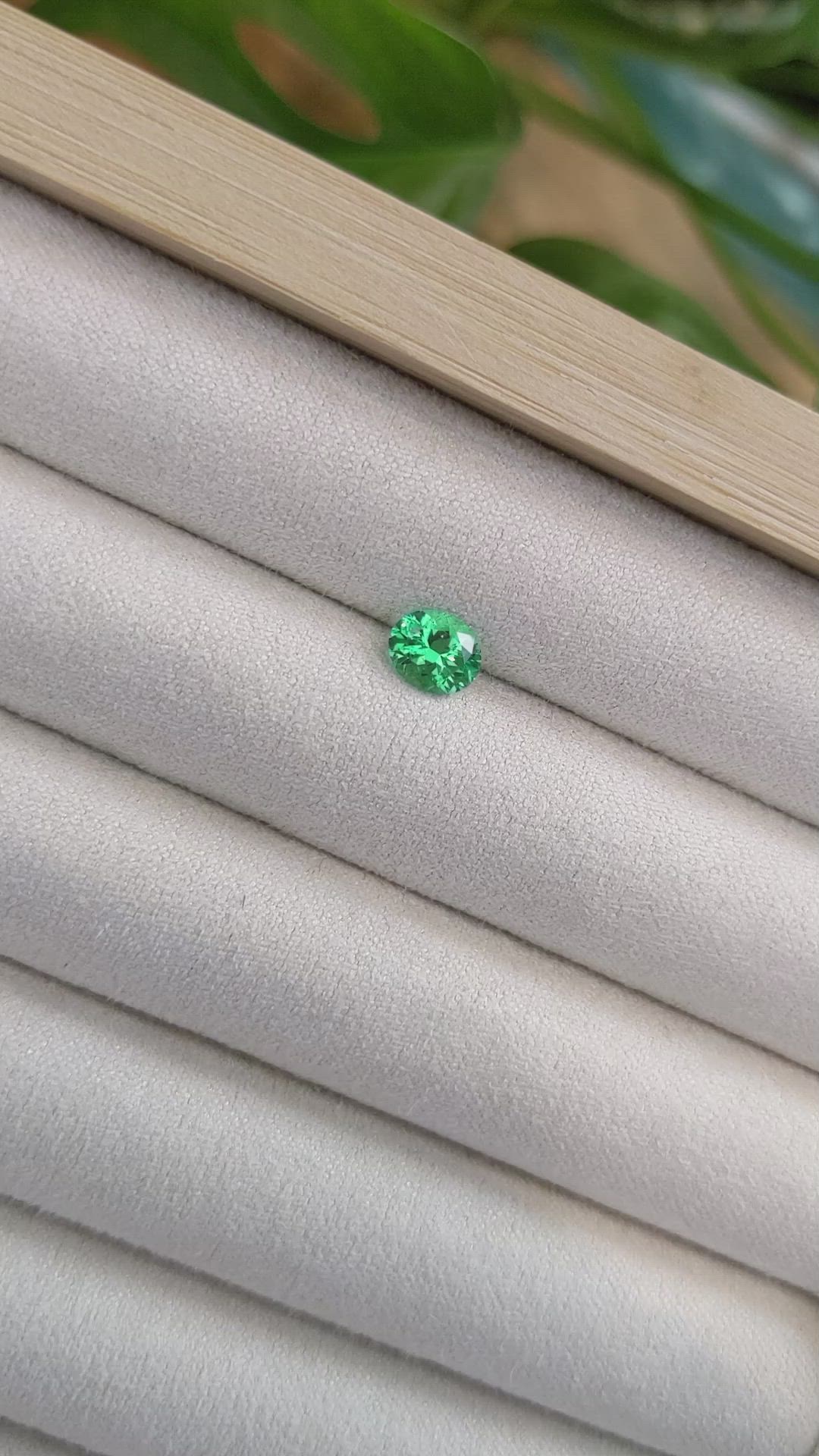 0.67 Ct. Emerald from Russia Size Video
