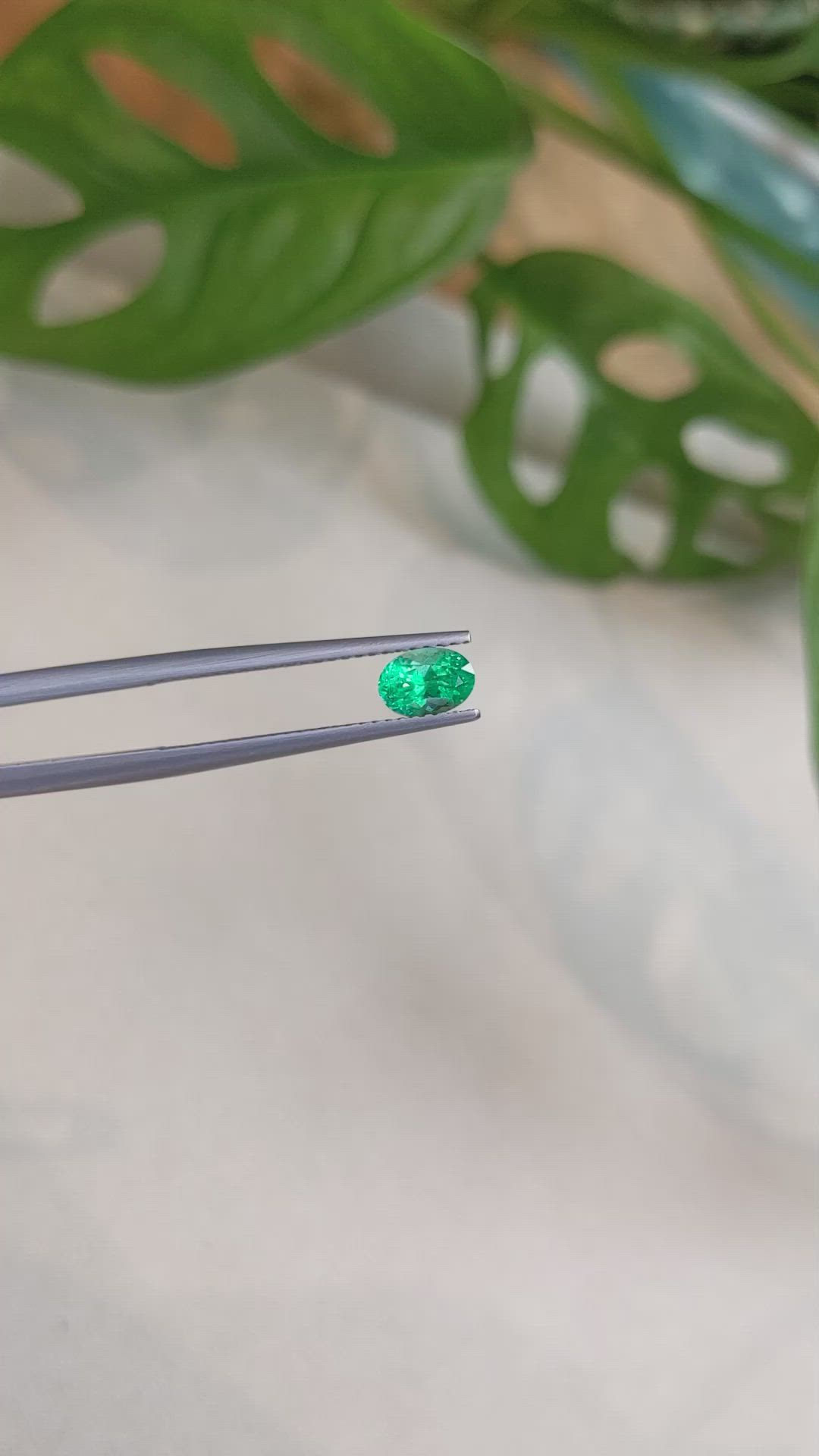 0.64 Ct. Emerald from Russia Size Video
