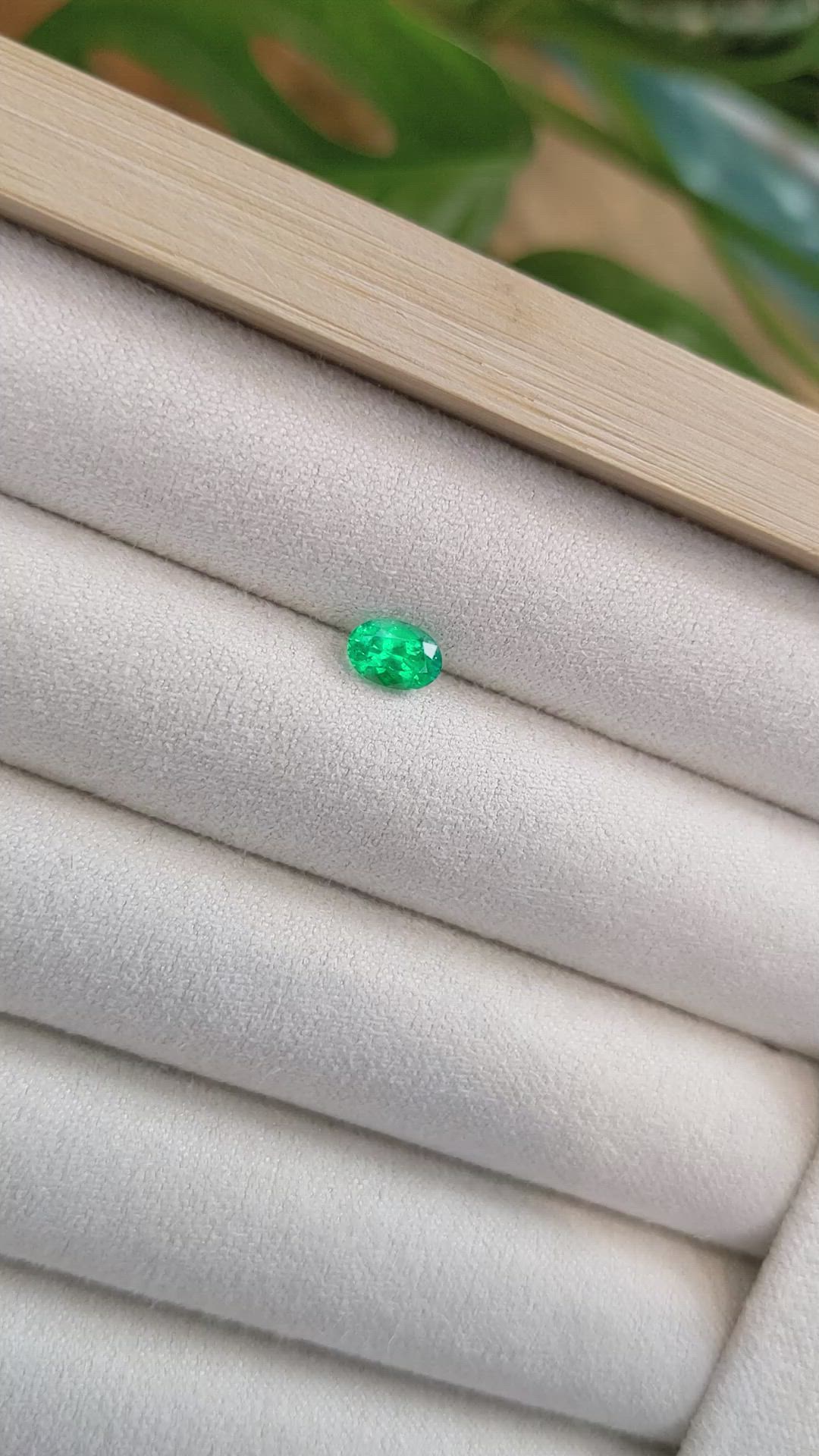 0.64 Ct. Emerald from Russia Size Video