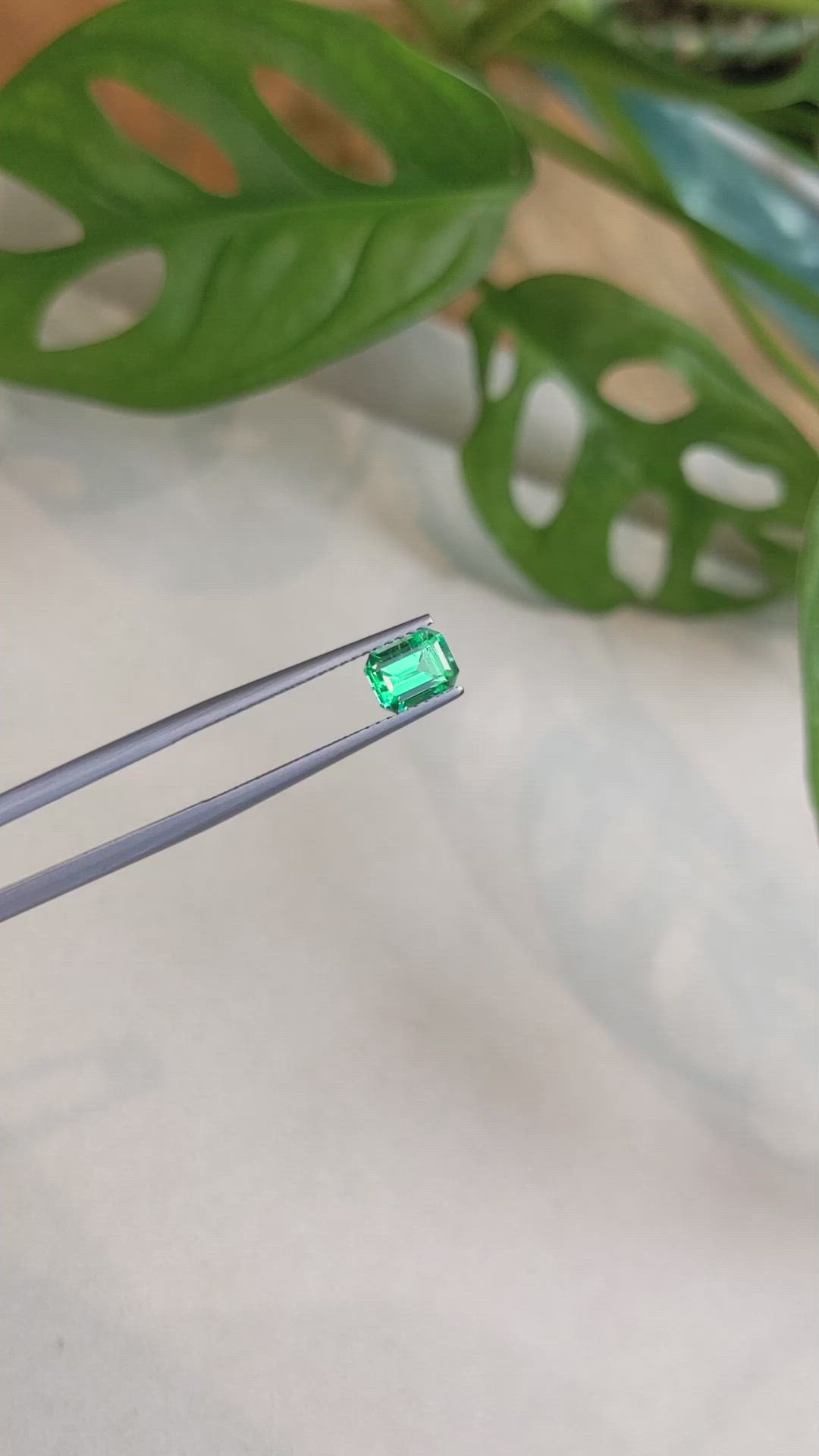 0.83 Ct. Emerald from Russia Size Video