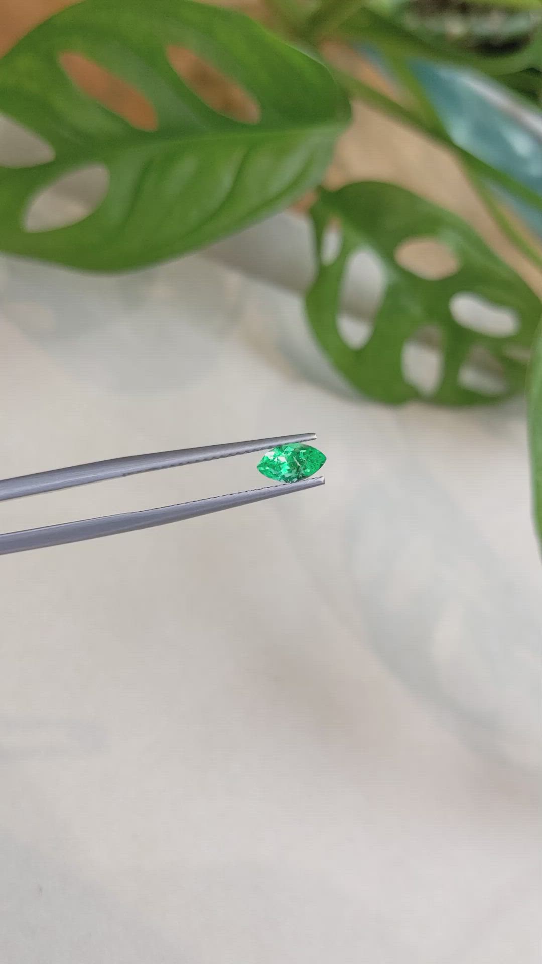 0.54 Ct. Emerald from Russia Size Video