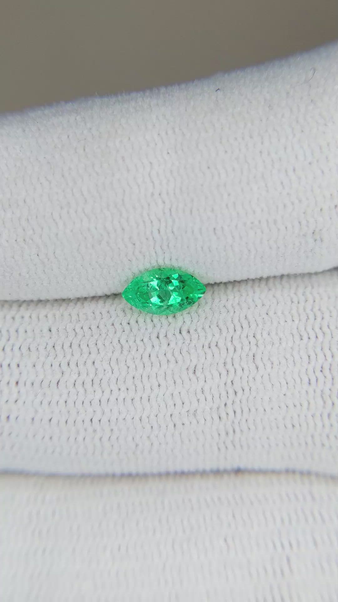 0.54 Ct. Emerald from Russia Size Video