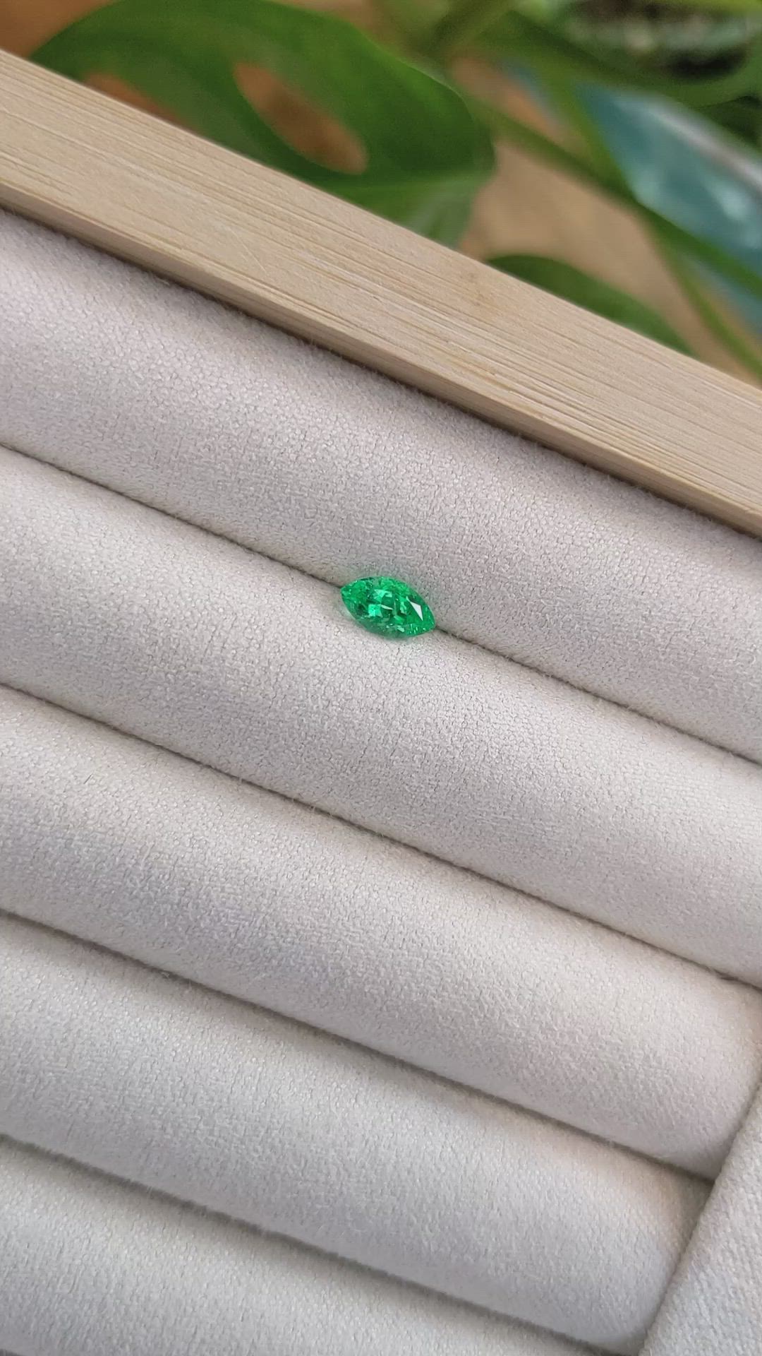 0.54 Ct. Emerald from Russia Size Video