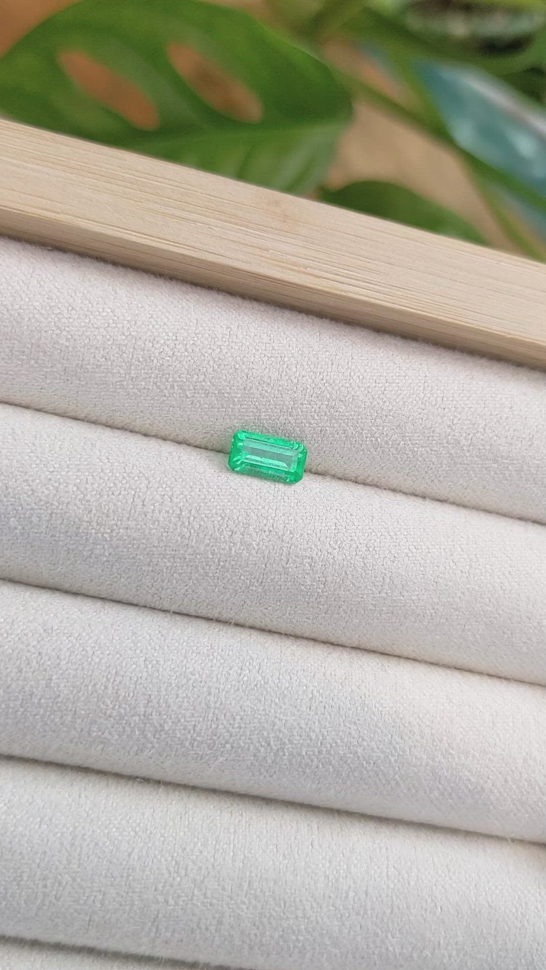 0.73 Ct. Emerald from Russia Size Video