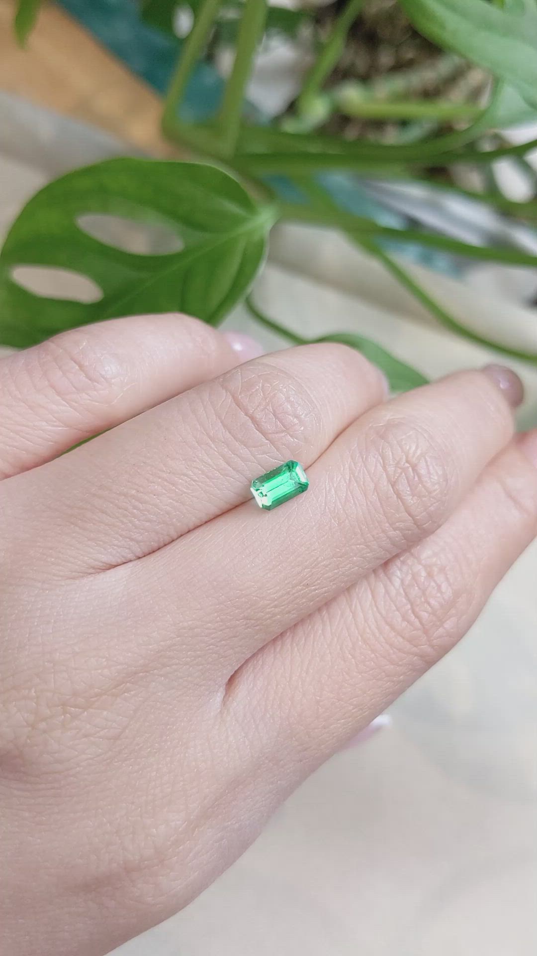 0.59 Ct. Emerald from Russia Size Video
