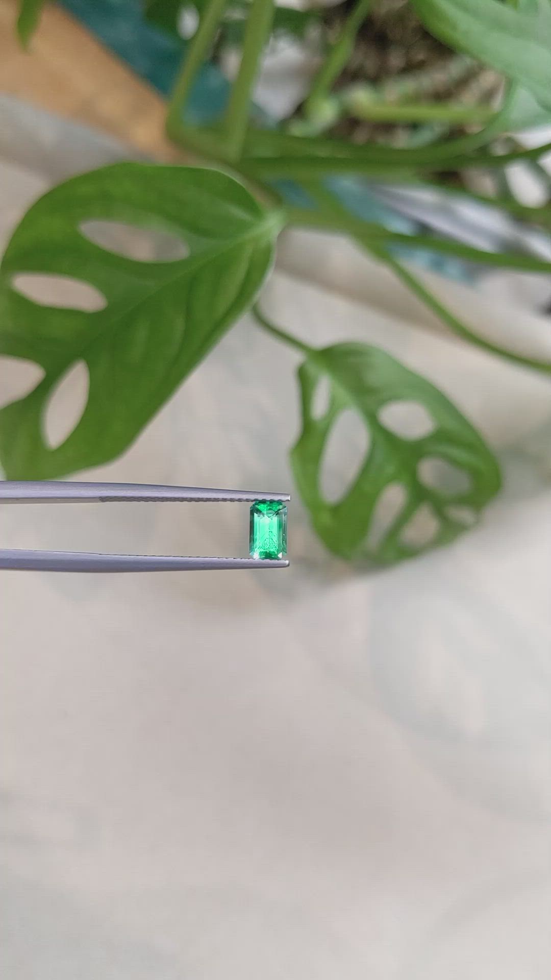 0.59 Ct. Emerald from Russia Size Video