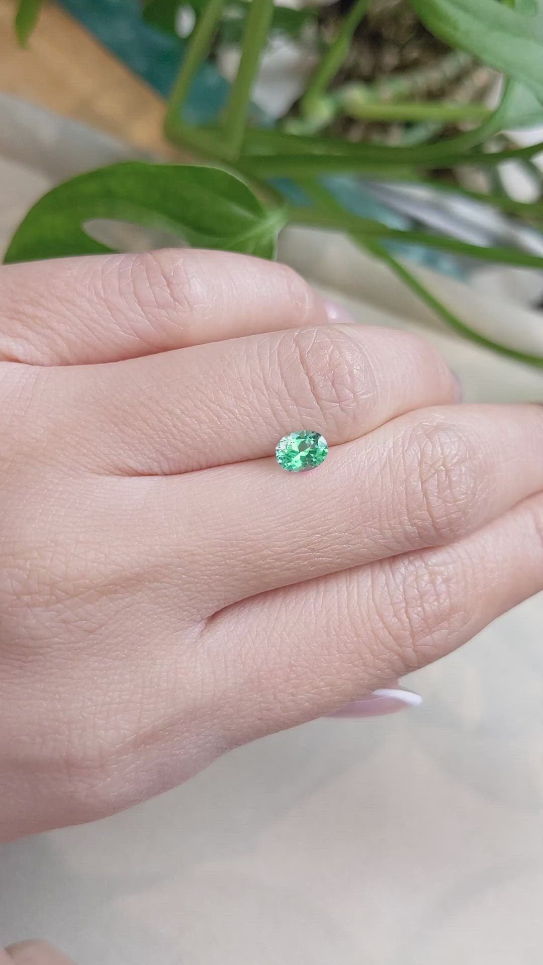0.58 Ct. Emerald from Russia Size Video