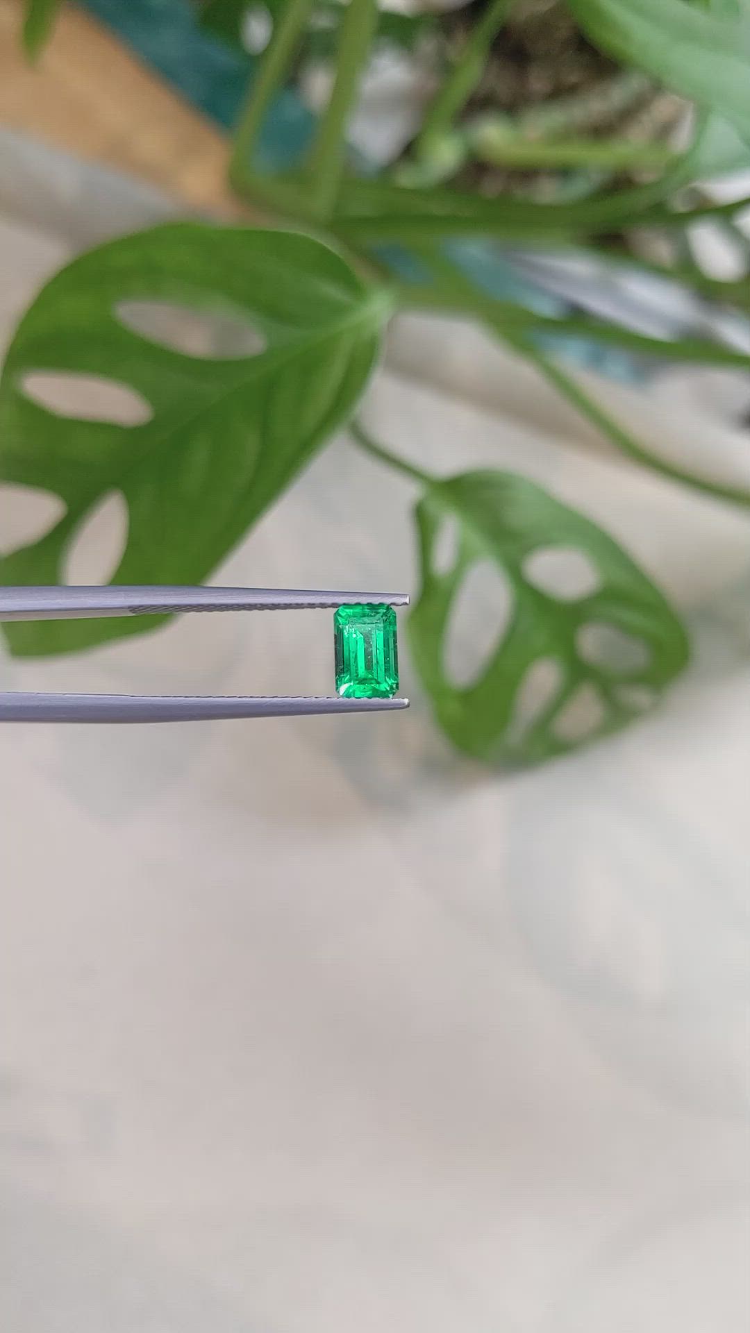 0.82 Ct. Emerald from Russia Size Video