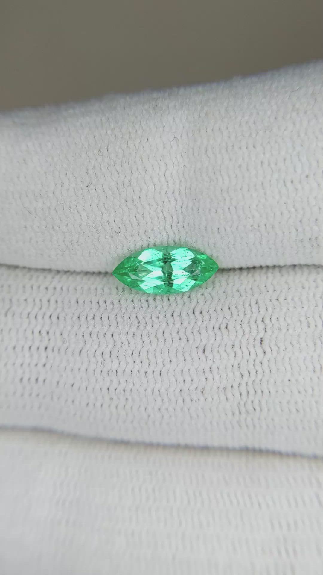 0.80 Ct. Emerald from Russia Size Video