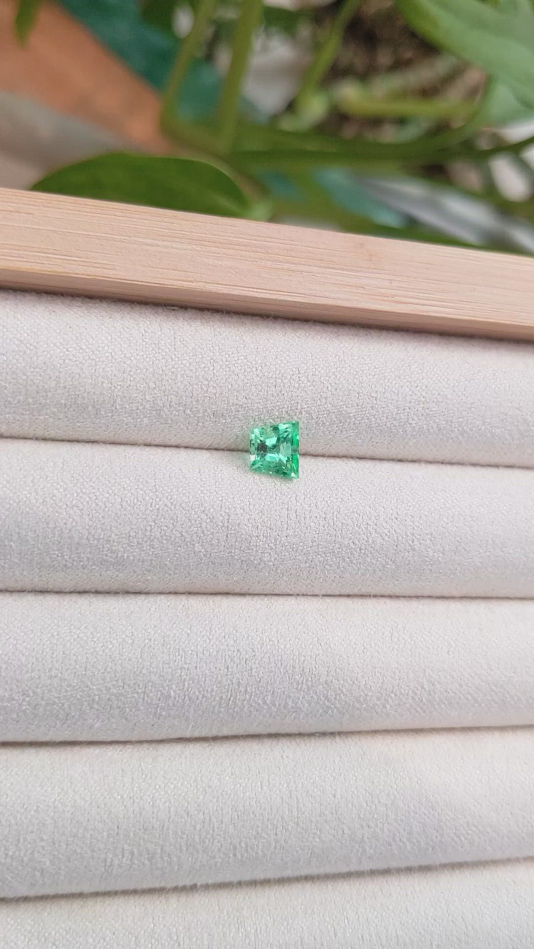 0.89 Ct. Emerald from Russia Size Video