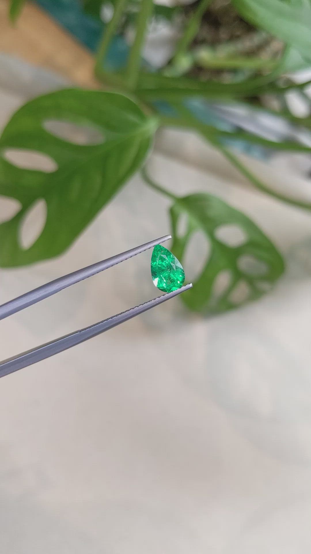 0.90 Ct. Emerald from Russia Size Video
