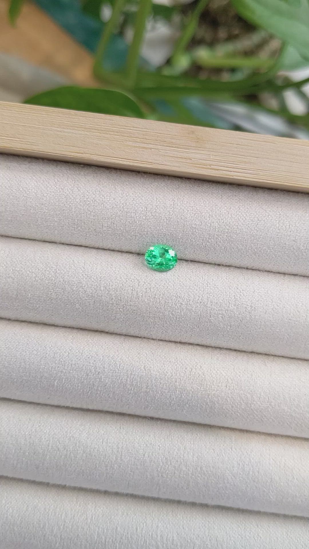 0.59 Ct. Emerald from Russia Size Video