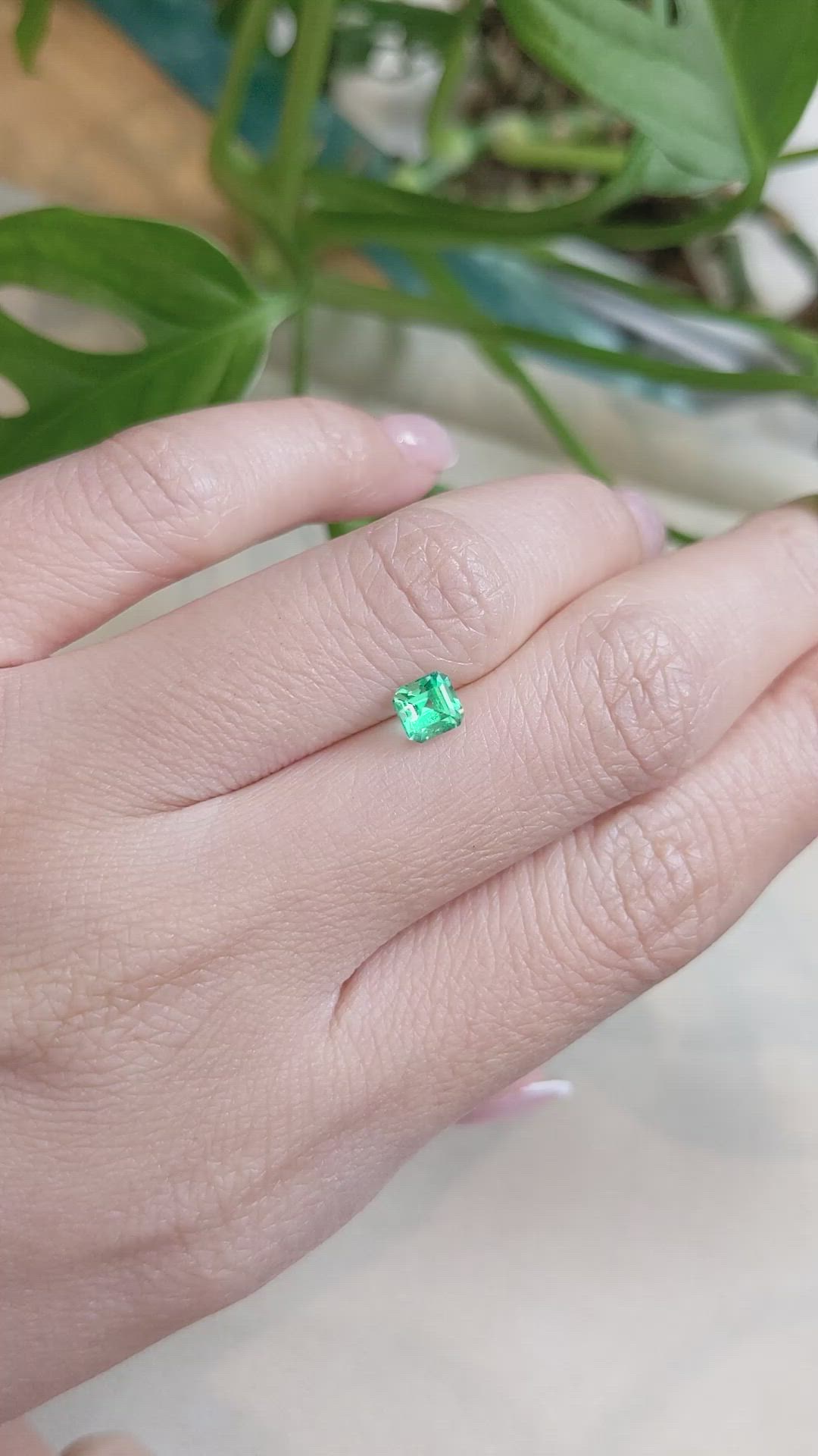 0.60 Ct. Emerald from Russia Size Video