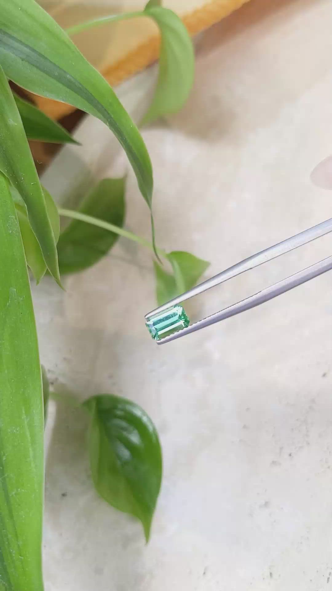 0.87 Ct. Emerald from Russia Size Video
