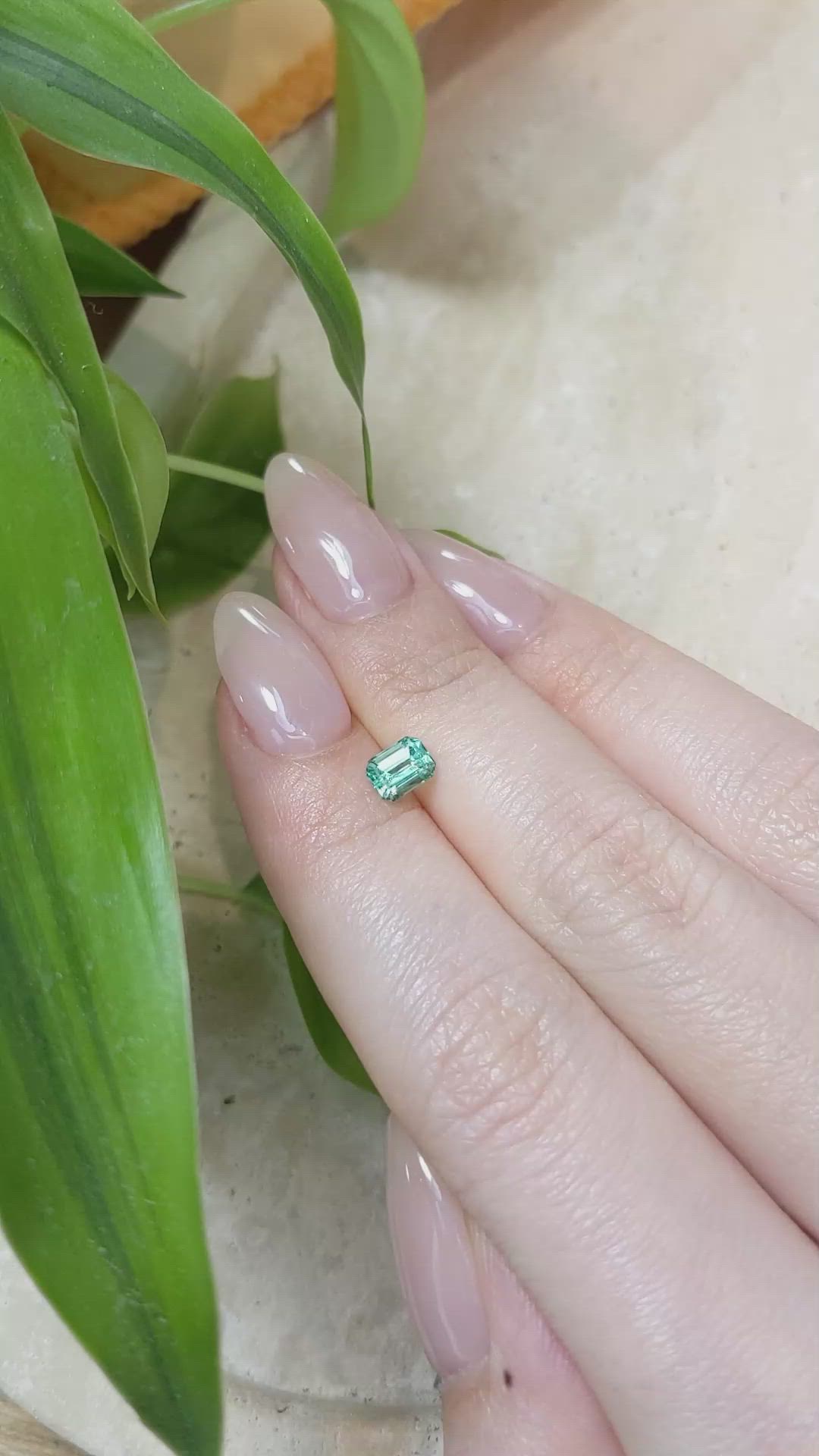 0.55 Ct. Emerald from Russia Size Video