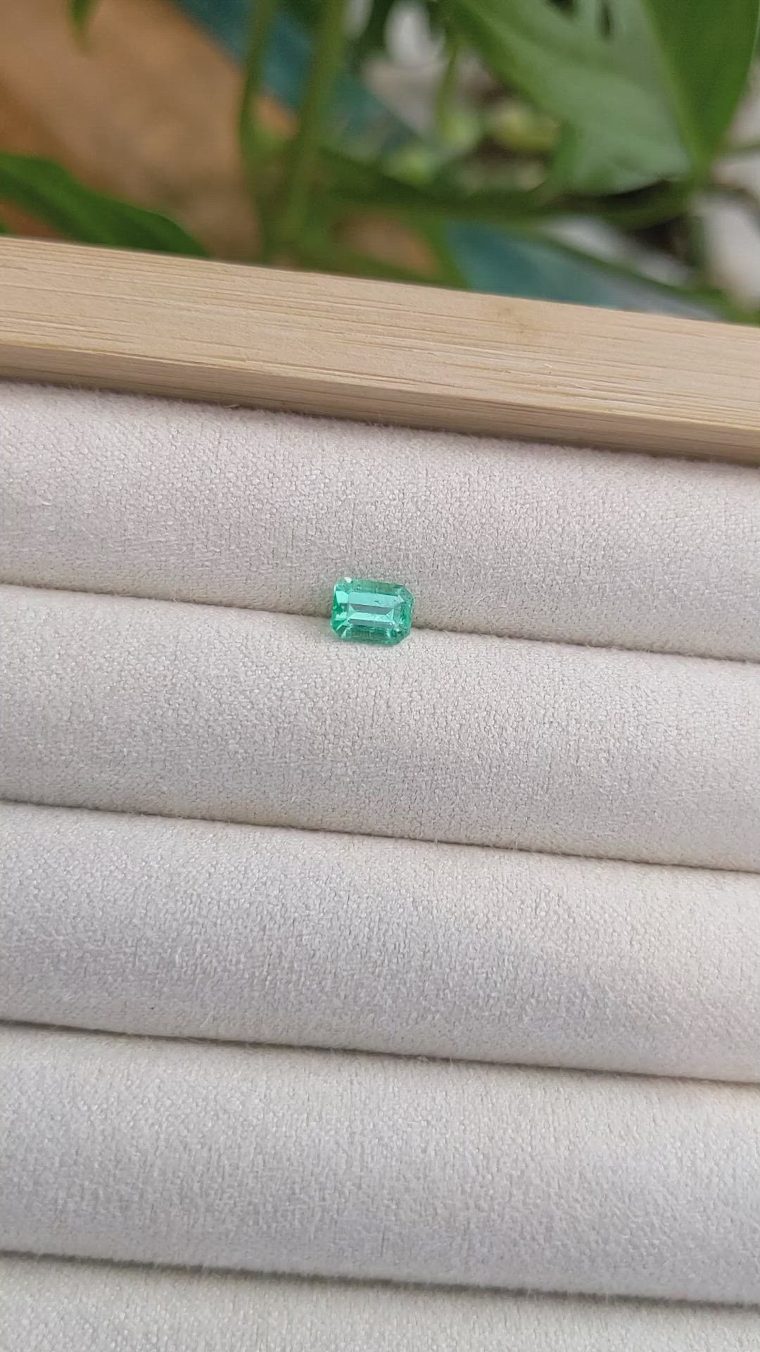 0.72 Ct. Emerald from Russia Size Video