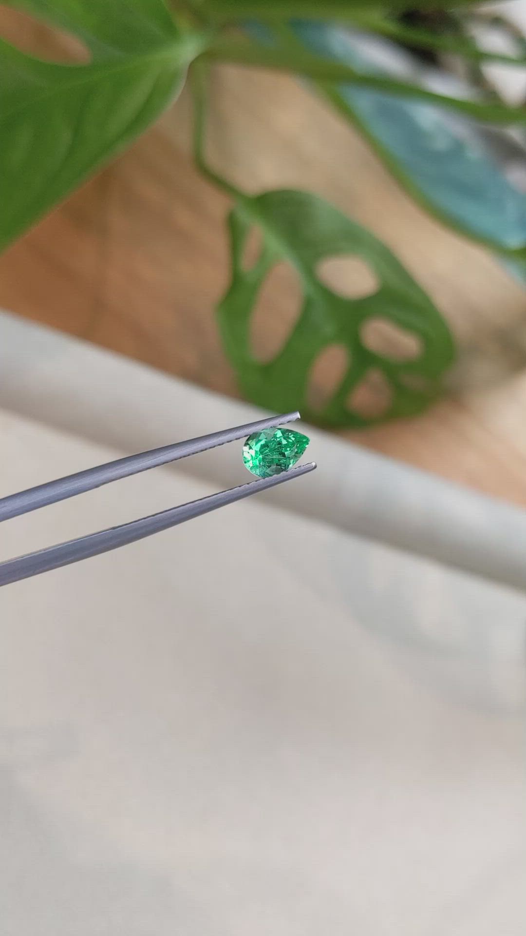 0.59 Ct. Emerald from Russia Size Video