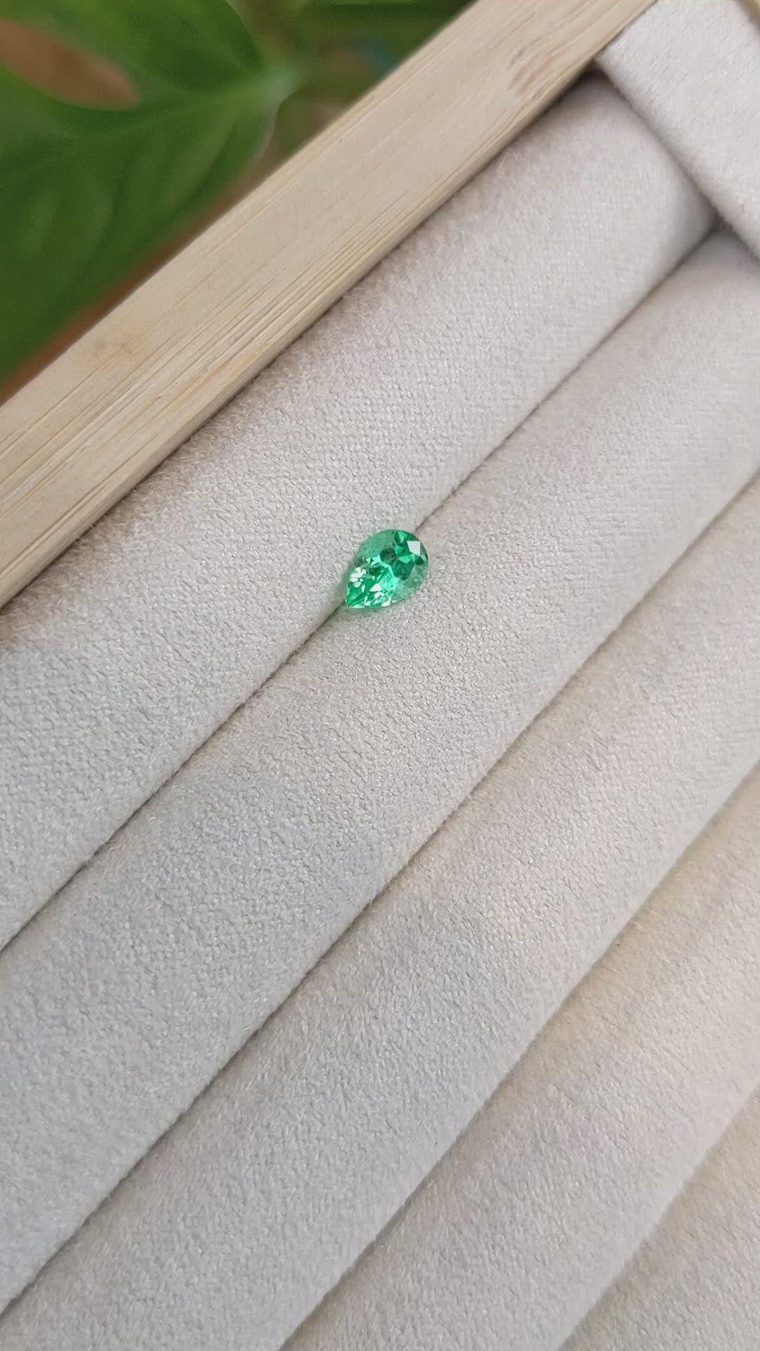 0.59 Ct. Emerald from Russia Size Video