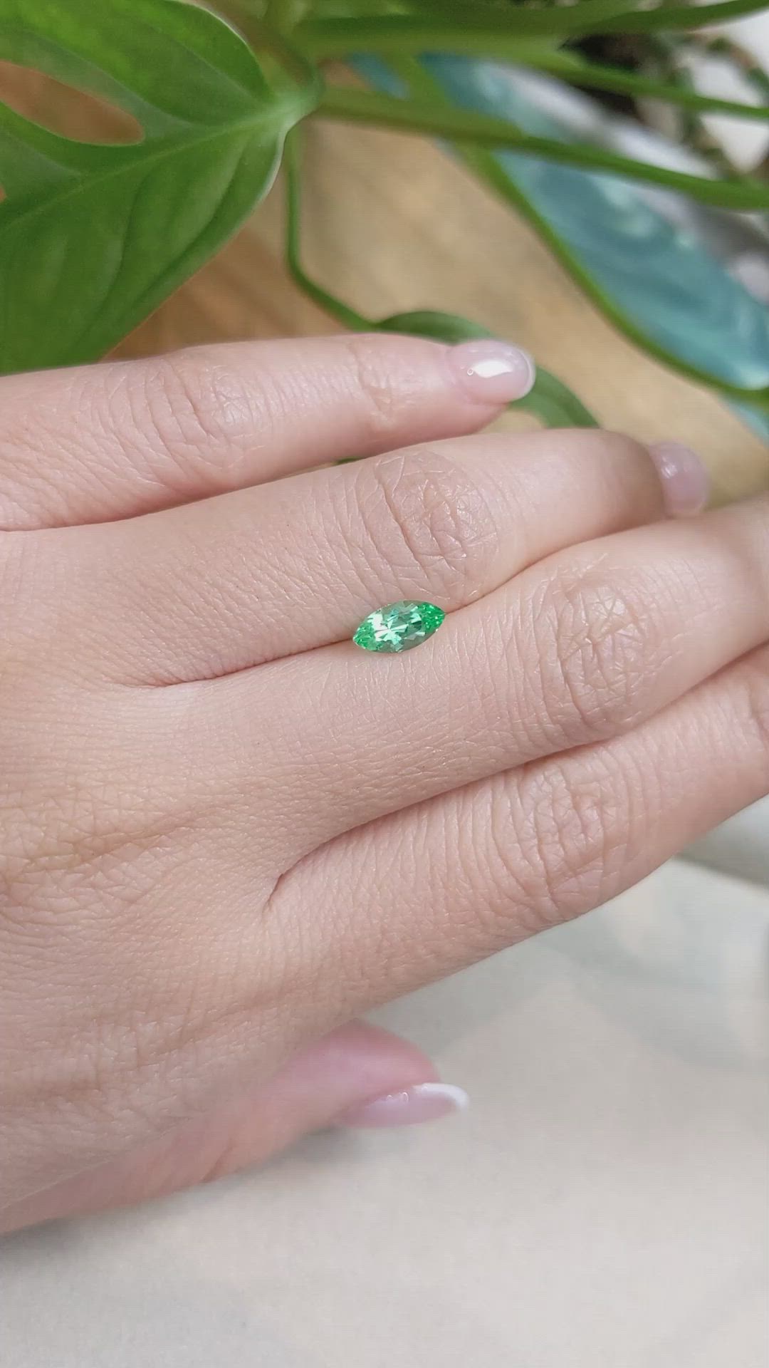 0.55 Ct. Emerald from Russia Size Video