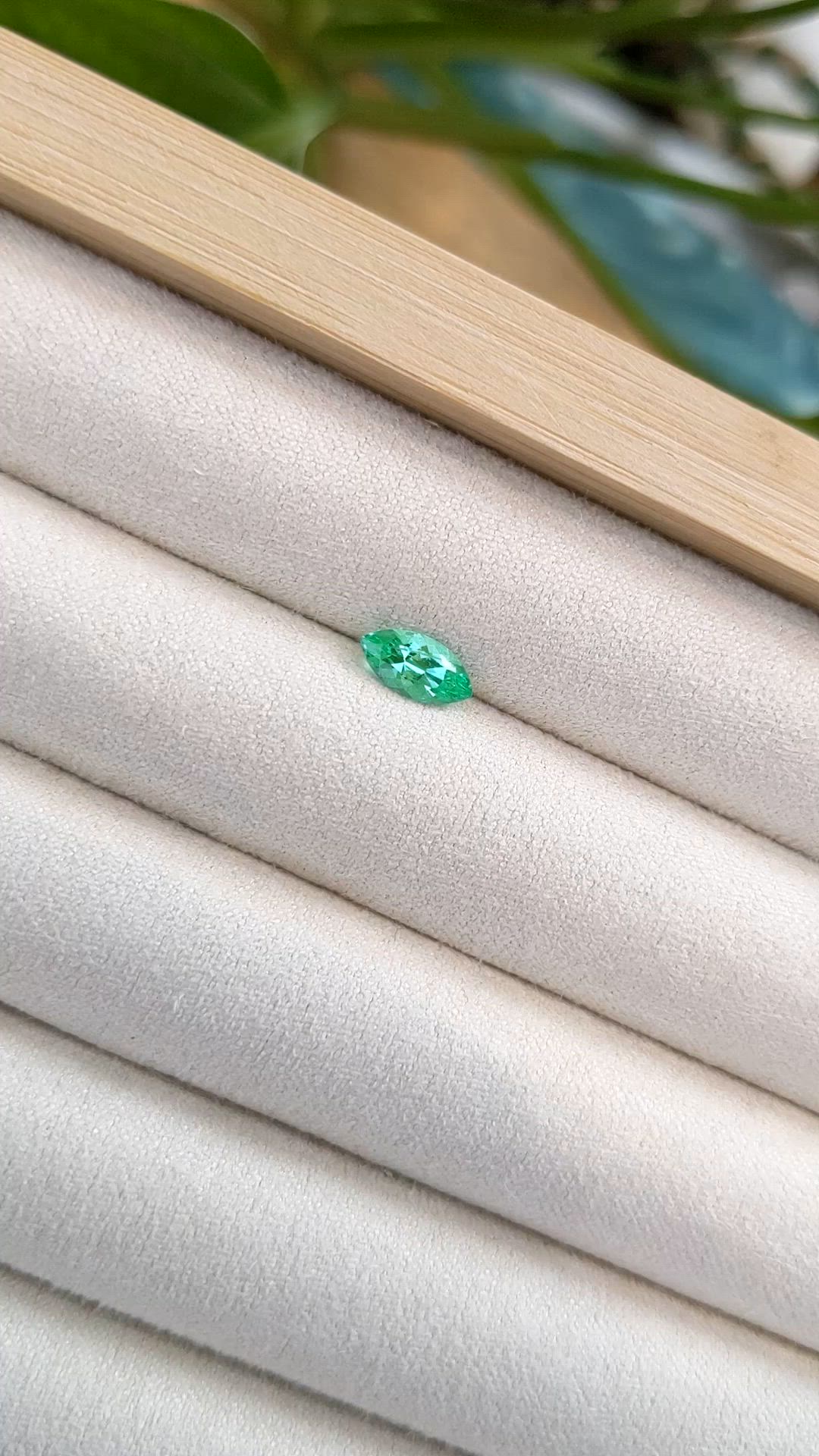 0.55 Ct. Emerald from Russia Size Video