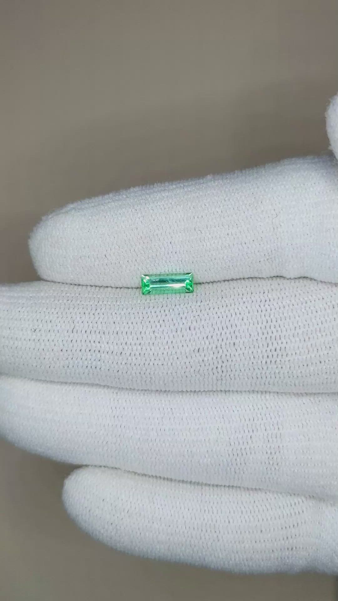 0.54 Ct. Emerald from Russia Size Video