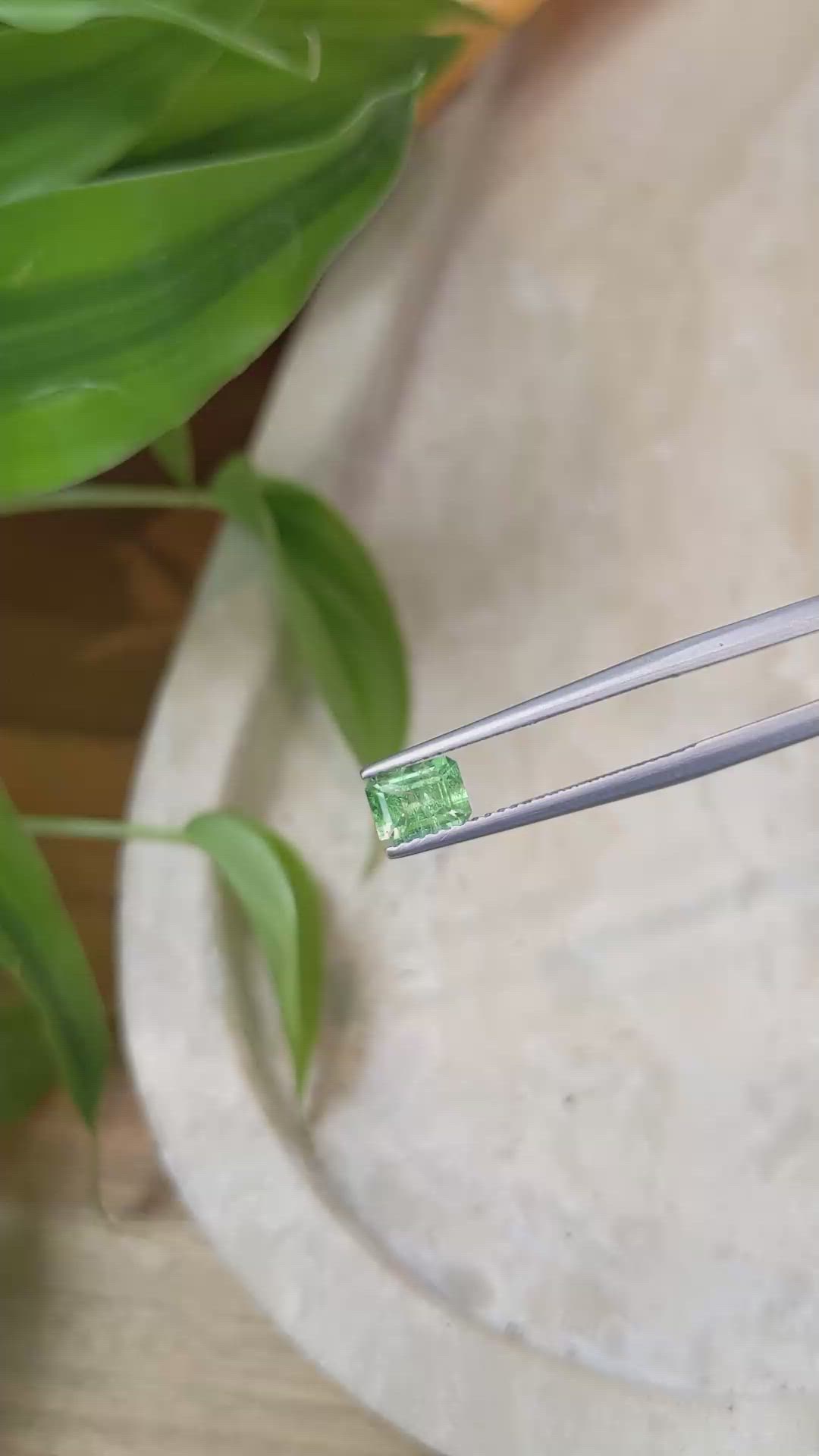 0.64 Ct. Emerald from Russia Size Video