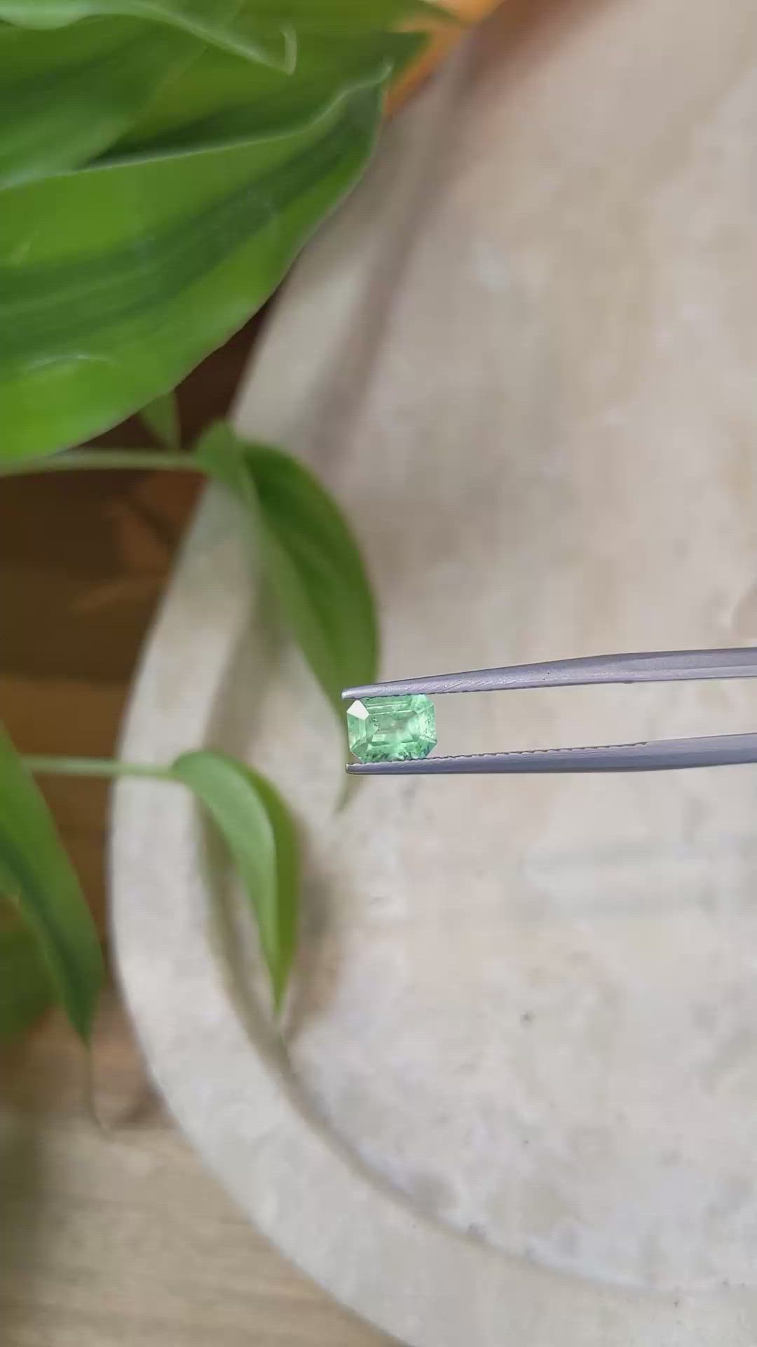 0.59 Ct. Emerald from Russia Size Video