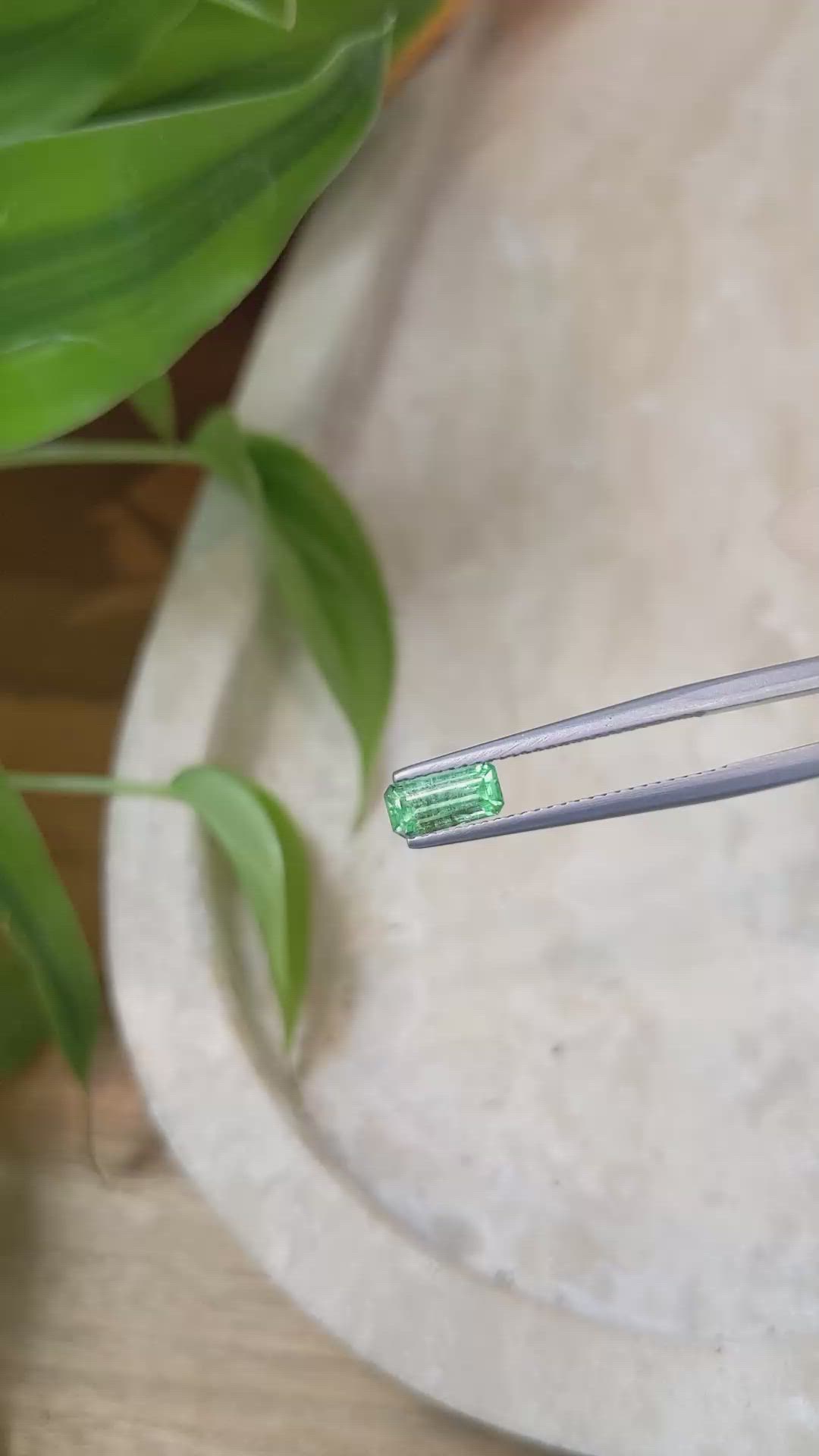 0.63 Ct. Emerald from Russia Size Video